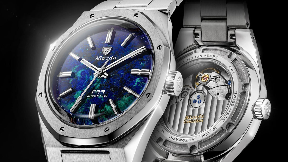Nivada Grenchen F77 MKII 100 Years: Seven Stone Dials and a New La Joux-Perret Movement