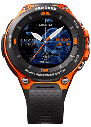 Casio Pro Trek WSD-F30 watch front view
