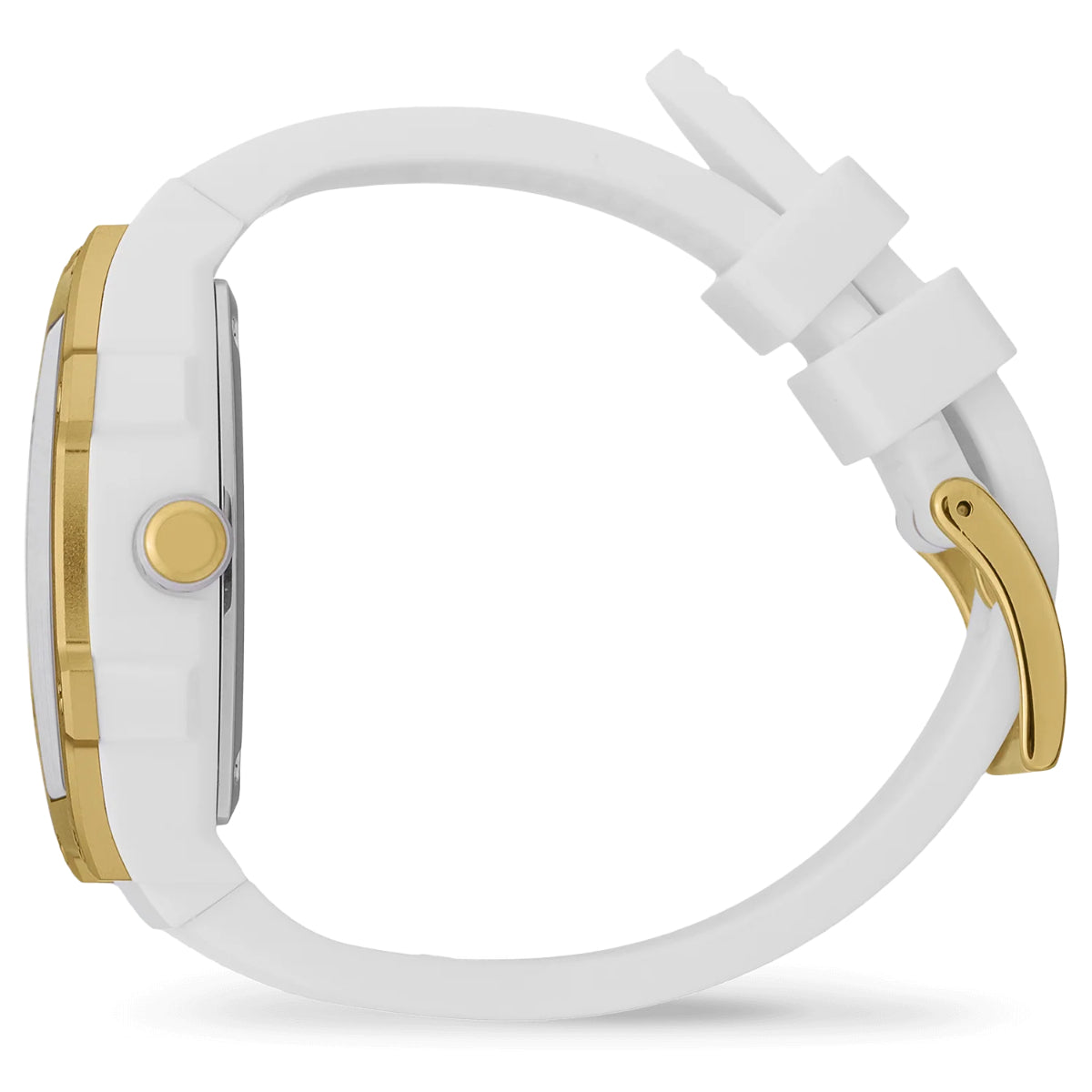 ICE Boliday Quartz White Gold Dial Silicone Strap Unisex Watch 023318