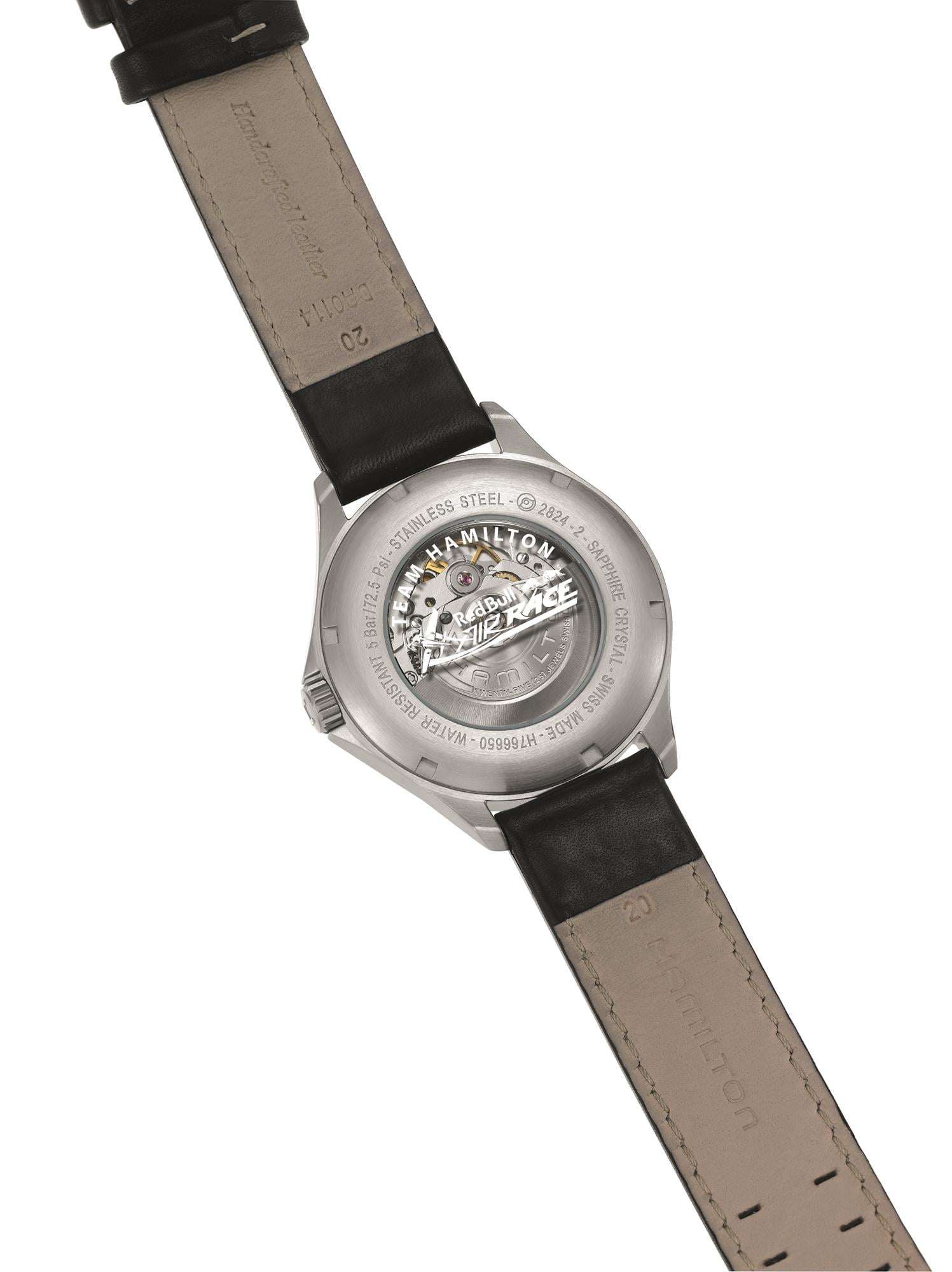 Hamilton Khaki Aviation Red Bull Air Race Black Dial Men's Watch H76535731 - WatchNation