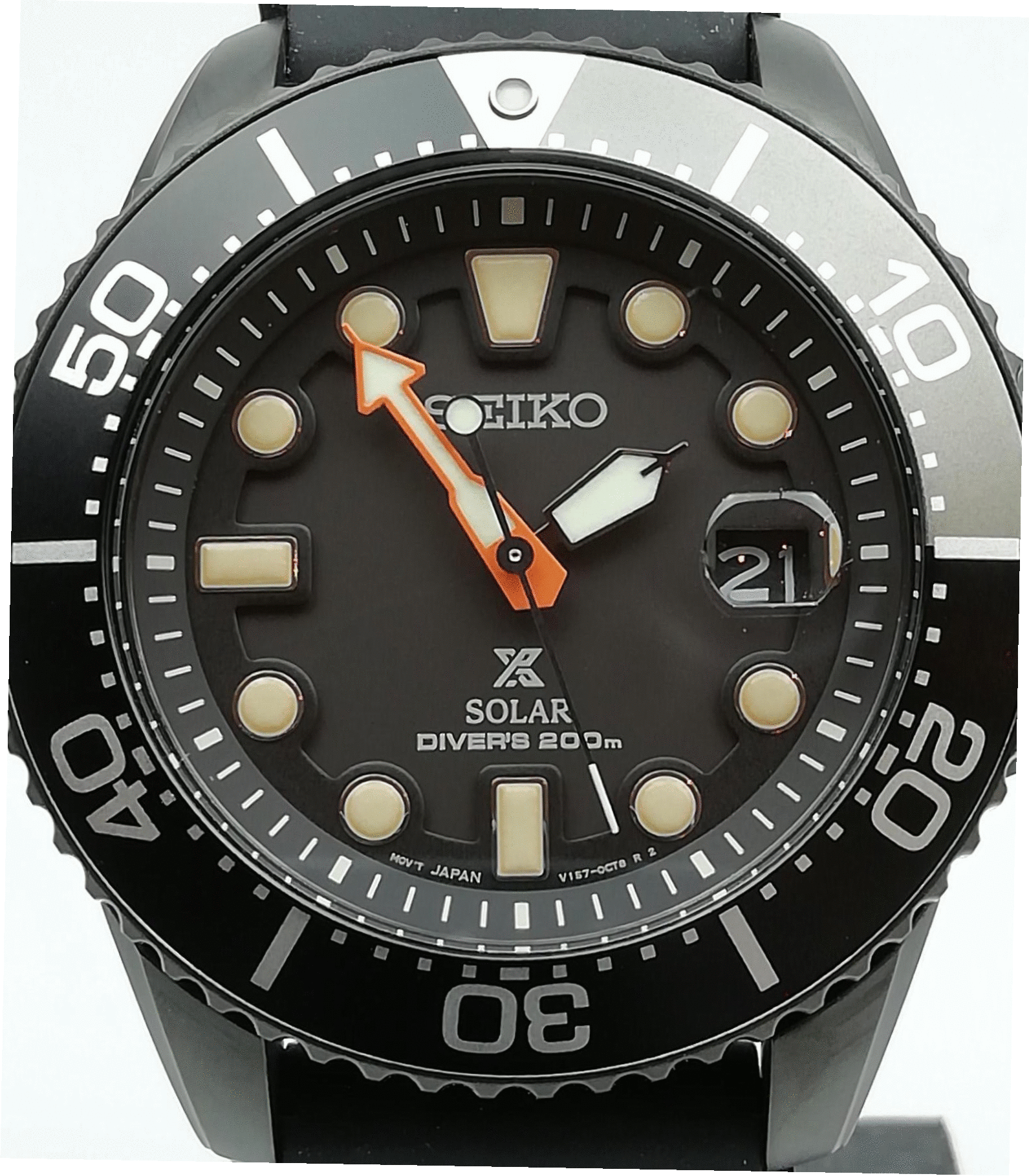 Seiko Prospex Solar Black Series Limited Edition Black Dial Men's Diver's Watch SNE493P1