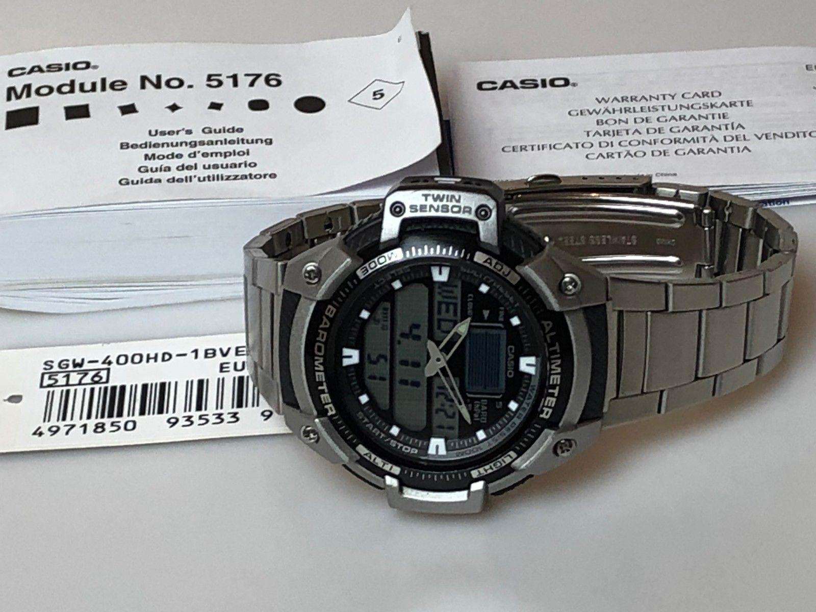 Casio Sports Gear Men's Alarm Chronograph SGW-400HD-1BVER - WatchNation