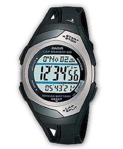 Casio Sport Quartz Digital Black Resin Strap Men's Watch STR-300C-1VER