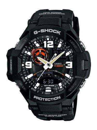 Casio men's Quartz Watch Analogue Display and Resin Strap GA-1000-1AER