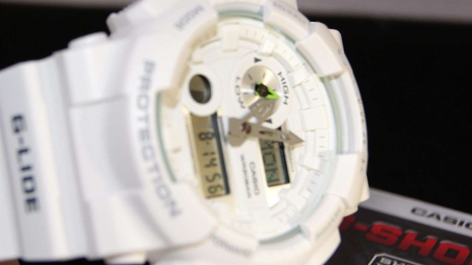 Casio G-Shock White Men's Alarm Chronograph GAX-100A-7AER - WatchNation