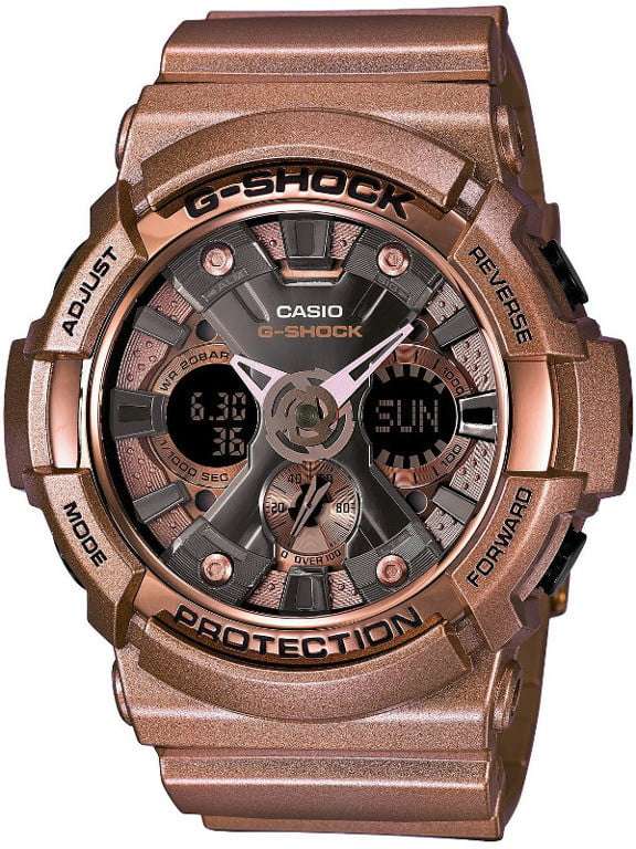 Casio G-Shock World Time GA-200GD-9BER Mens Wristwatch Design Highlight