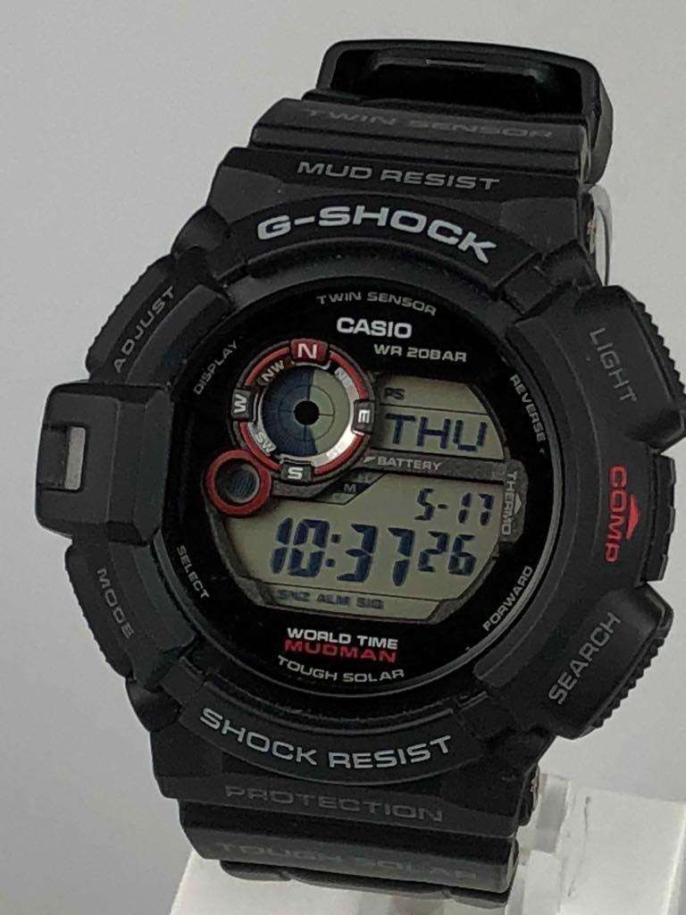 Casio G-Shock Master of G Mudman Men's Alarm Chronograph G-9300-1ER - WatchNation