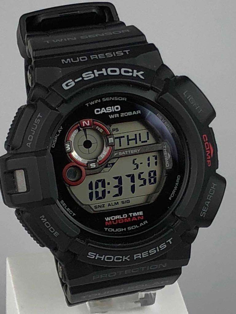 Casio G-Shock Master of G Mudman Men's Alarm Chronograph G-9300-1ER - WatchNation