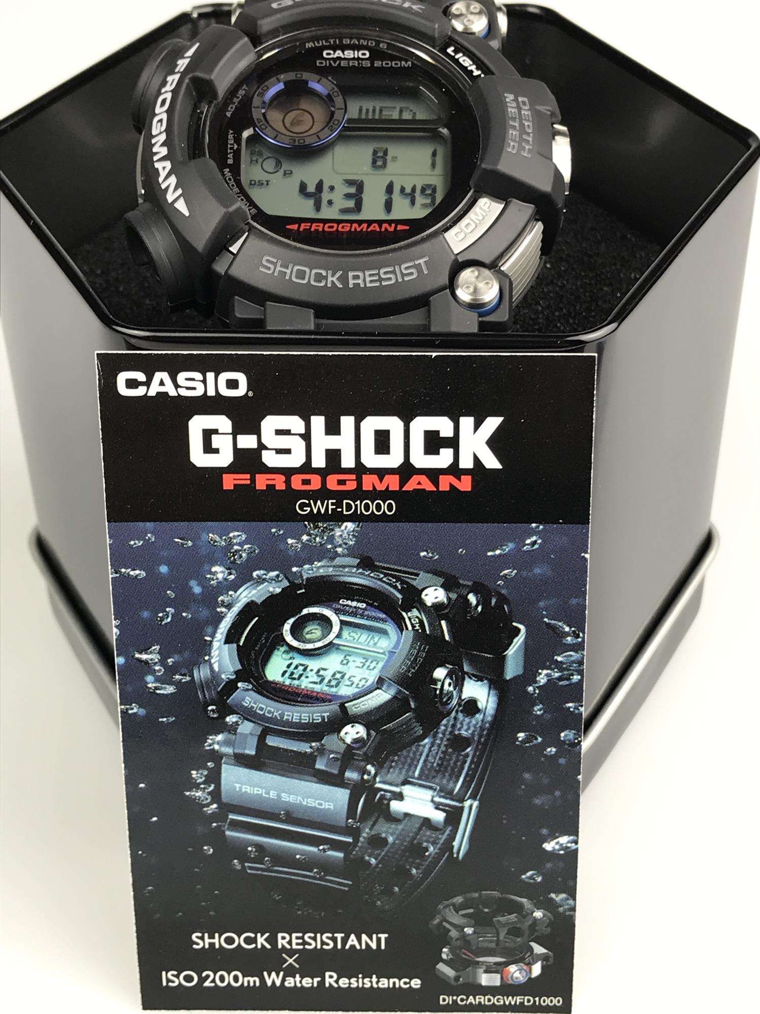 Casio G-Shock Master of G Frogman Men's Watch GWF-D1000-1ER