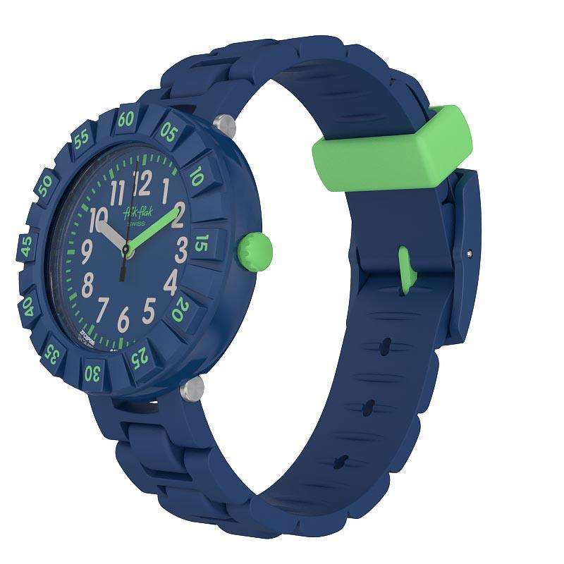 Flik Flak Solo Dark Blue Strap Kid's Watch FCSP086