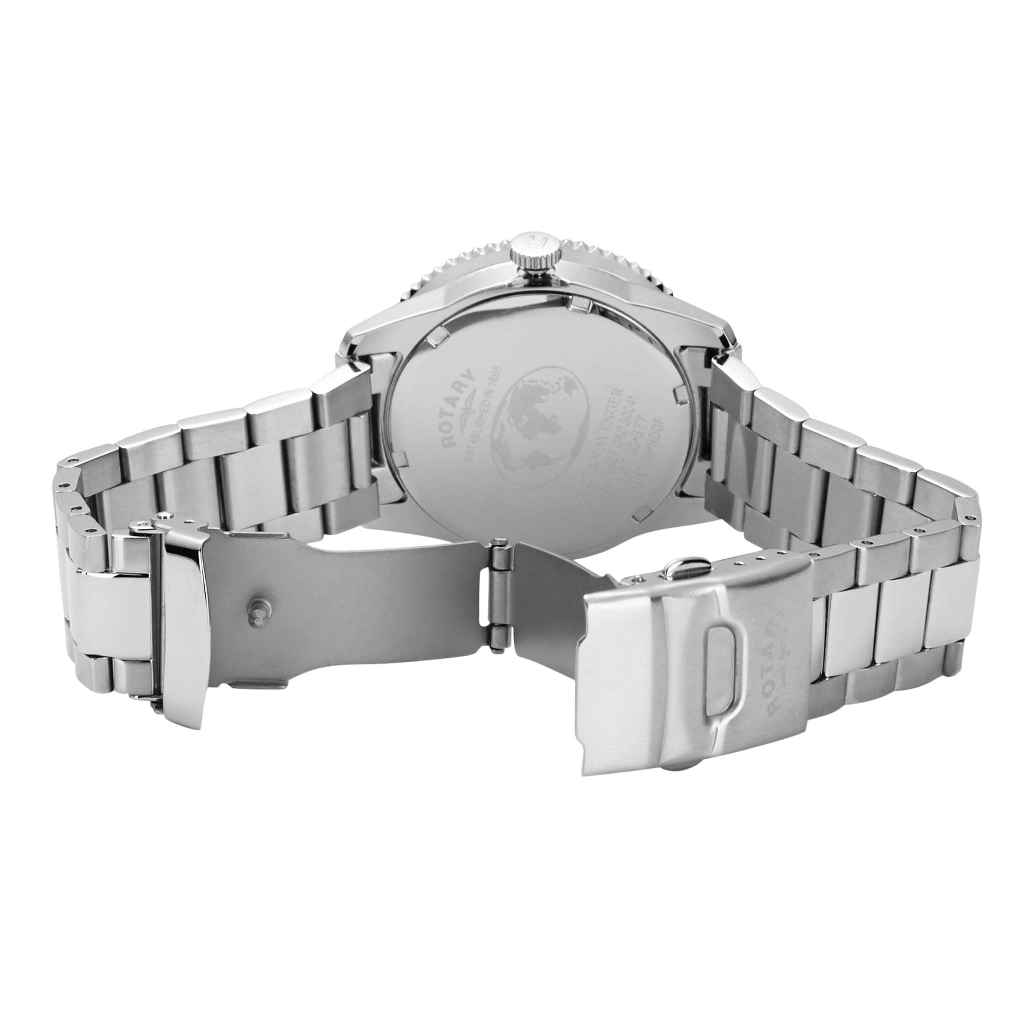 Rotary Ocean Avenger Silver Stainless Steel Men's Watch GB02694/04