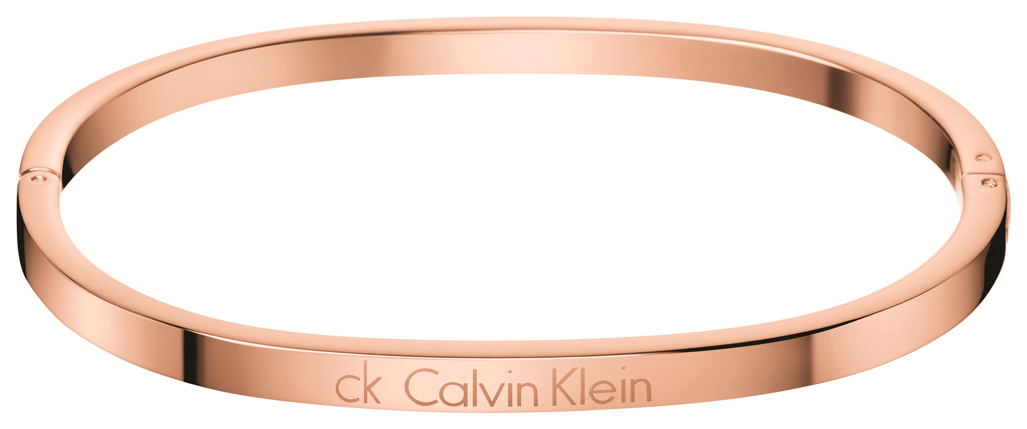 Calvin Klein Rose Gold Plated Hook Ladies Bangle KJ06PD10010S