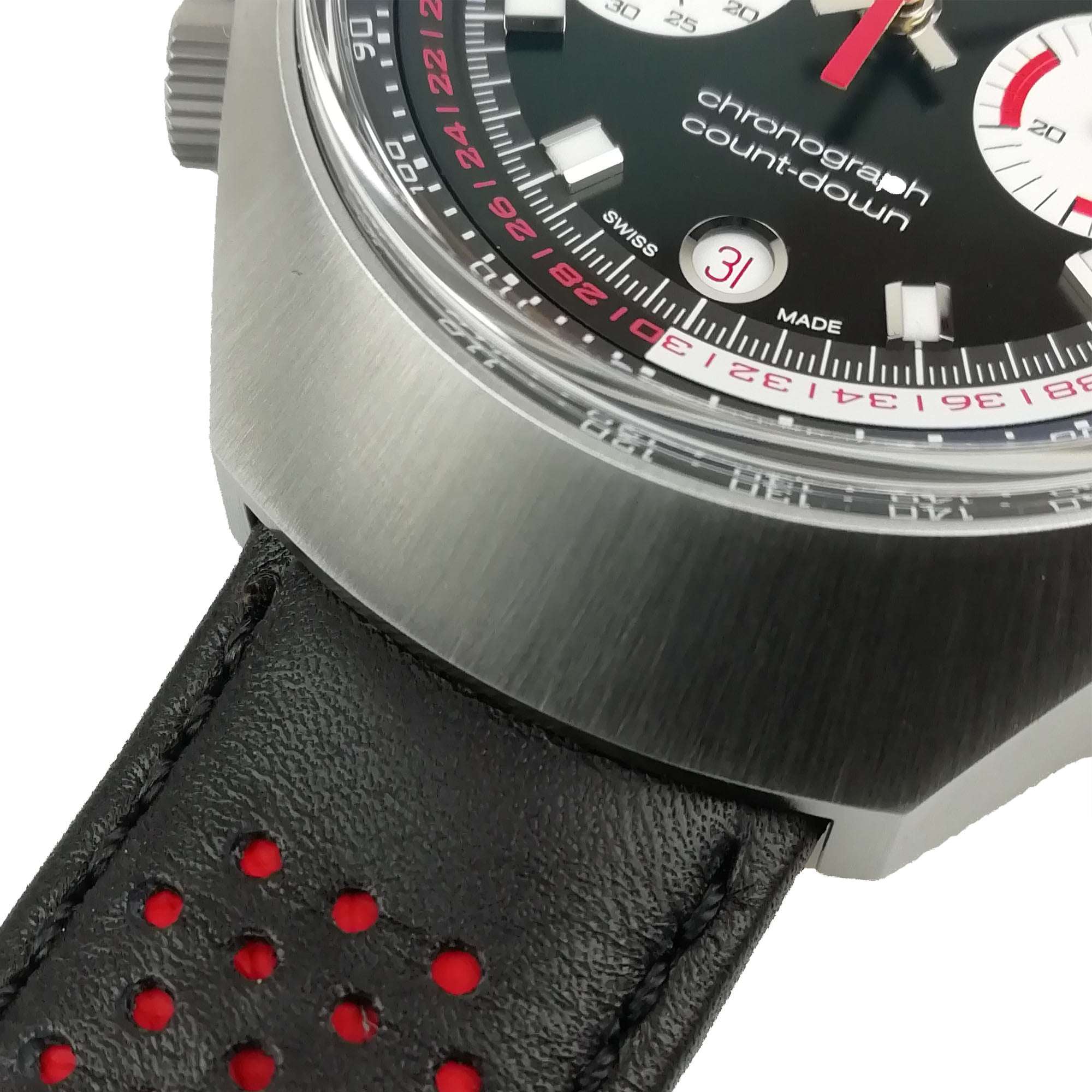 Hamilton American Classic 48mm Chrono-Matic 50 Limited Edition Black Dial Leather Mens Automatic Watch H51616731