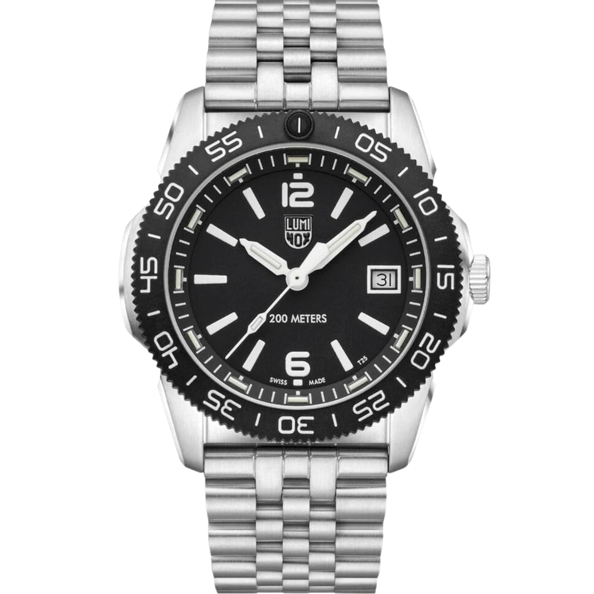 Luminox Pacific Diver Black Dial Steel Strap Men's Watch XS.3122M.1