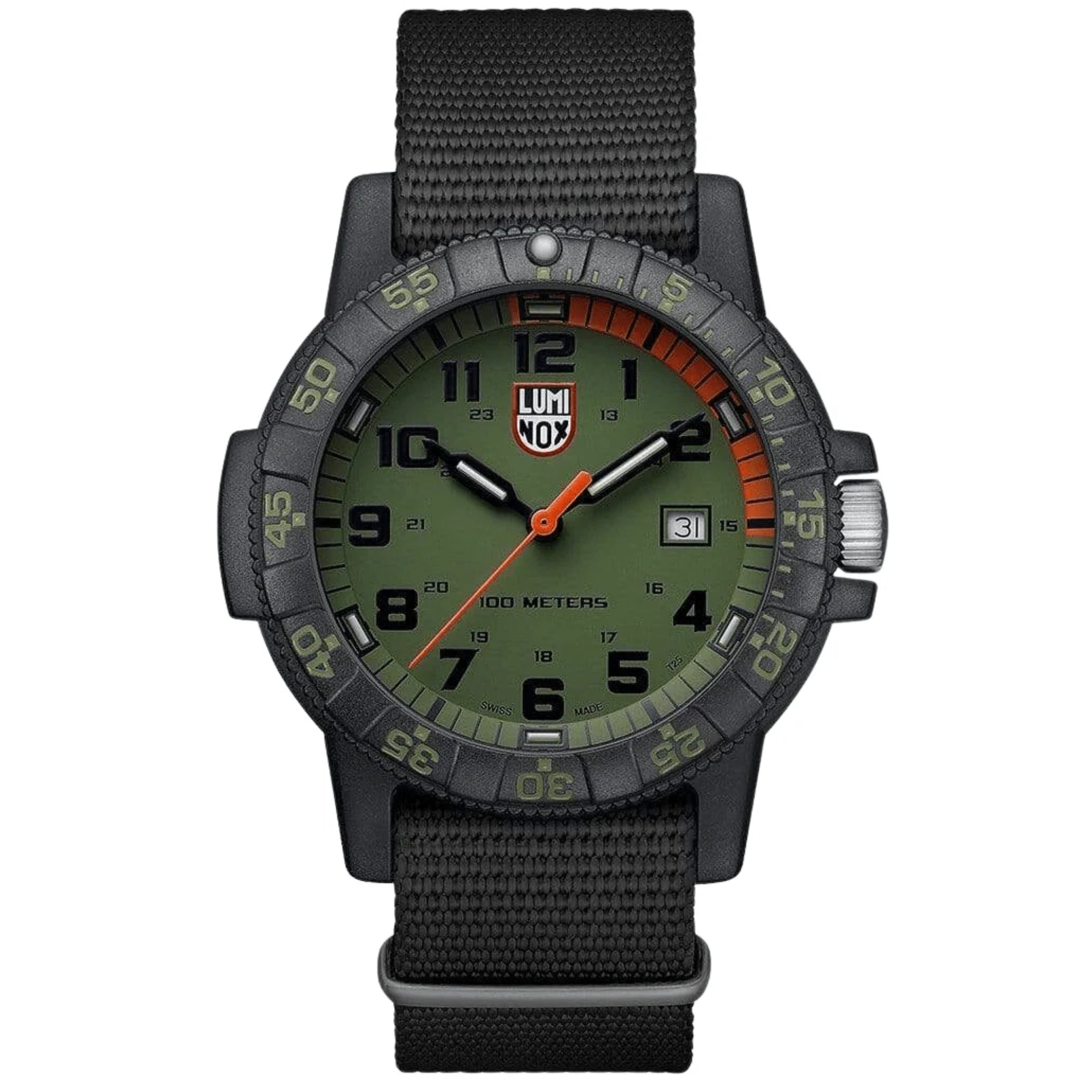 Luminox Meeresschildkröte Riese 0320 Serie Grünes Zifferblatt Herren Uhr XS.0337