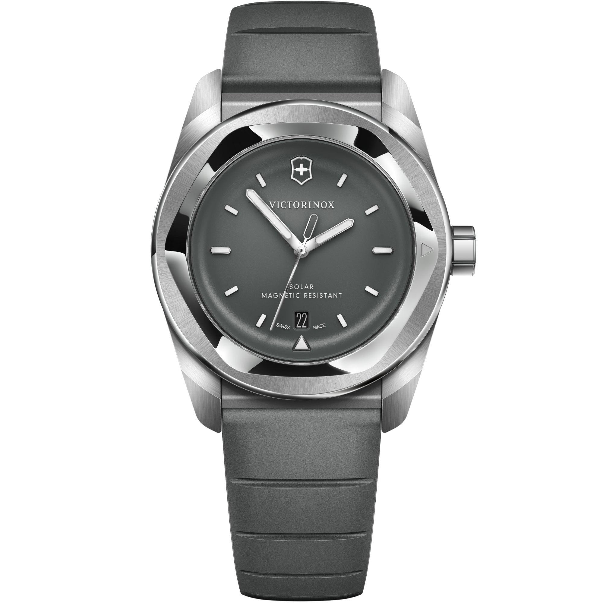 Victorinox Concept One 39mm Solar Storm Dial Rubber Mens Quartz Watch 242052