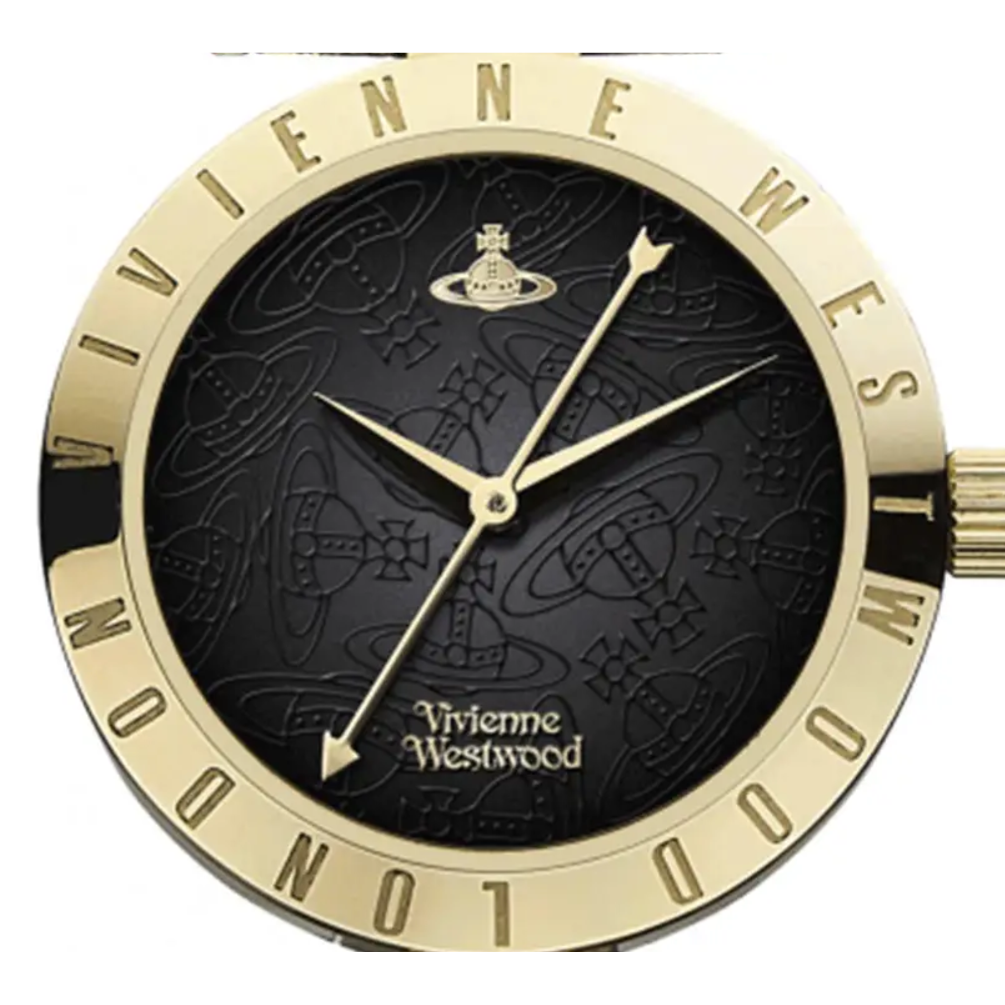 Vivienne Westwood Exclusive Westbourne II Quartz Black Dial Black Leather Strap Ladies Watch VV092BKBK