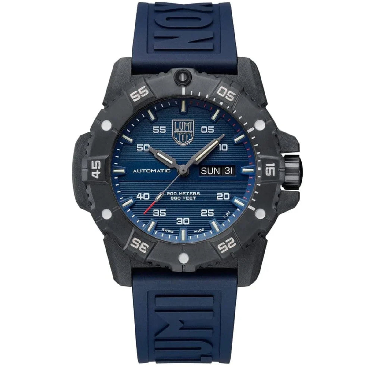 Luminox Master Carbon Seal XS.3863 blue dial front view
