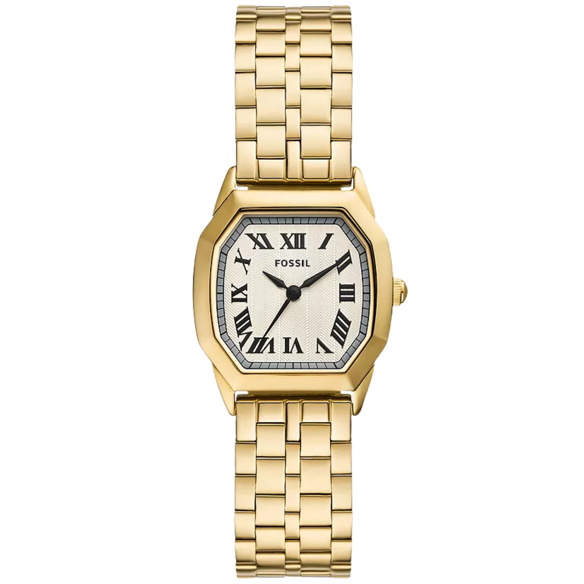 Fossil Harlow Gold-Tone Cream Dial Ladies Watch ES5361 display picture 2