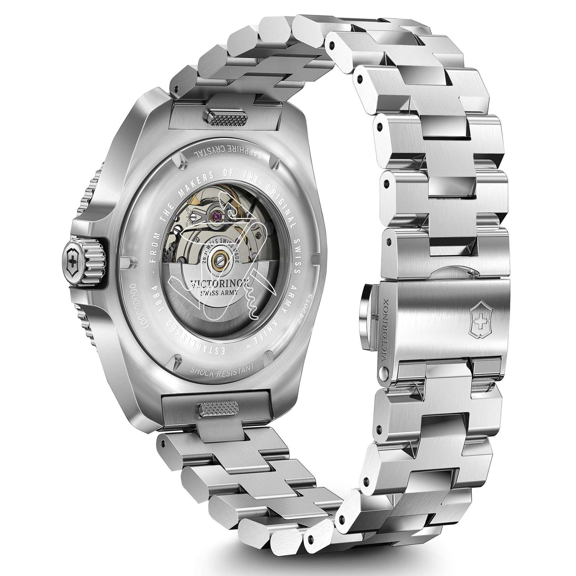 Victorinox Journey 1884 Automatic Green Dial Steel Strap Men's Watch 242015