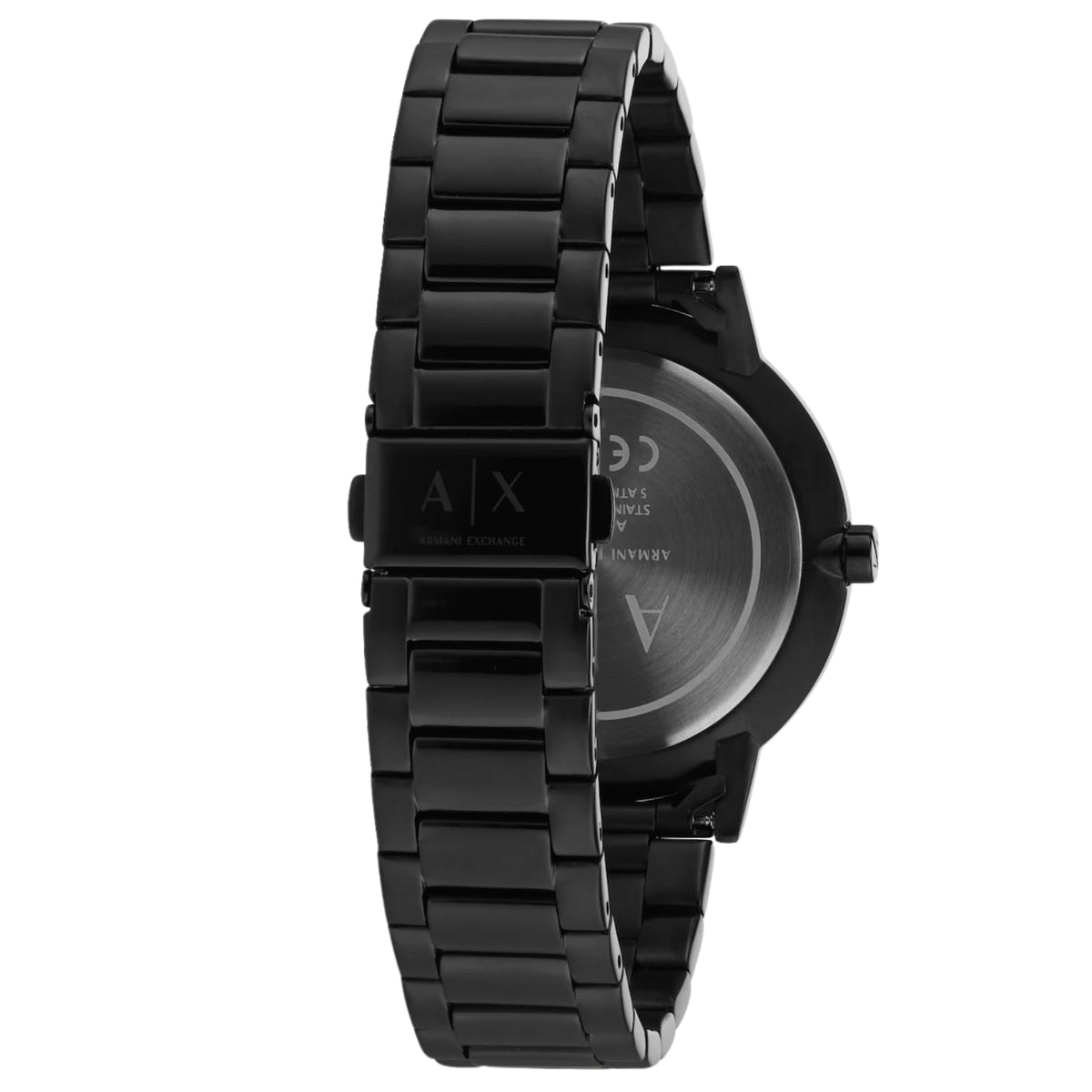 Armani Exchange Cayde 42mm Black Dial Steel Mens Quartz Watch AX2701