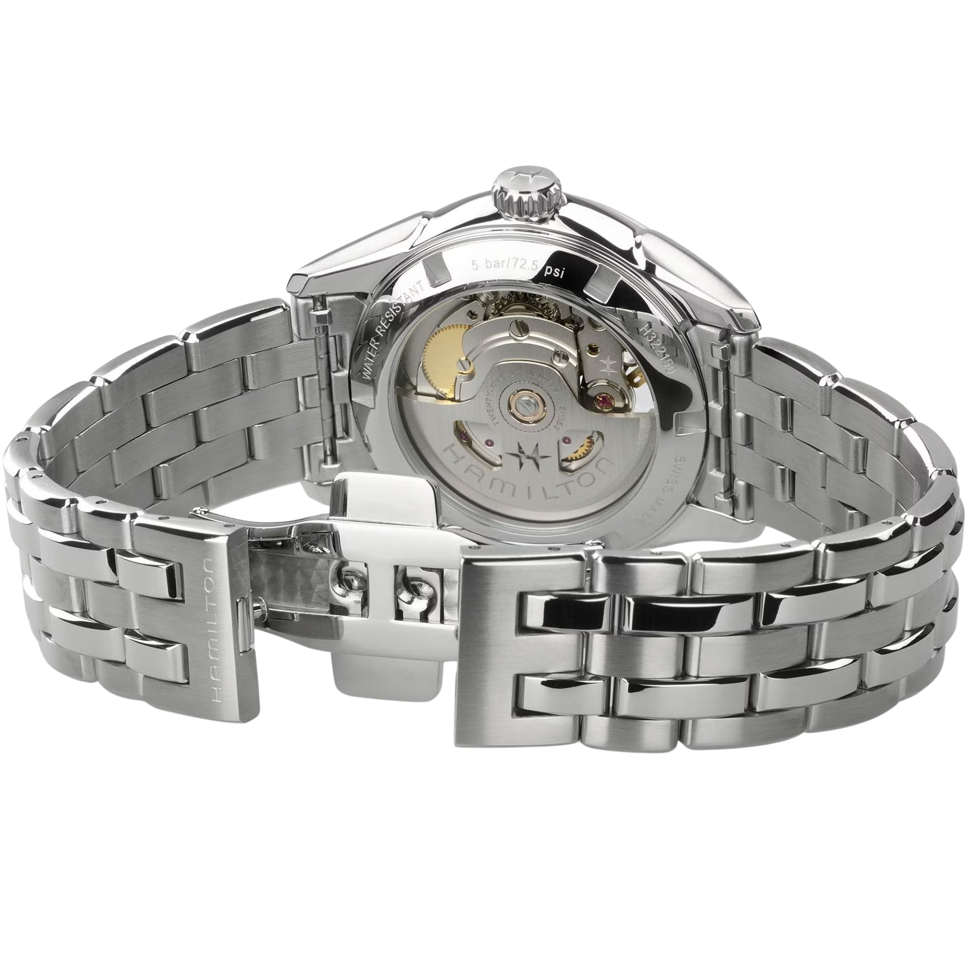 Hamilton Jazzmaster 36mm Open Heart Blue Dial Steel Automatic Watch H32215142