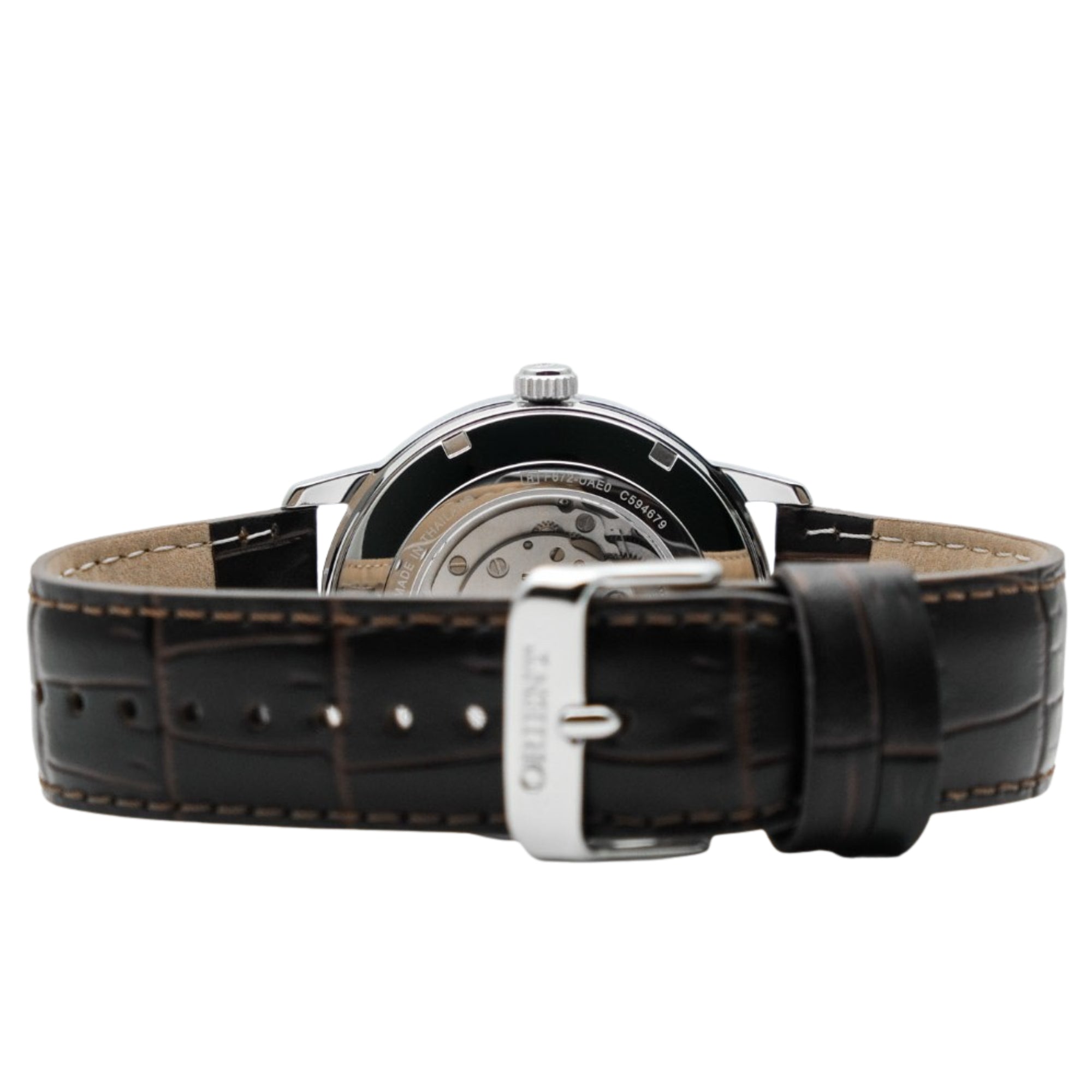 Orient Contemporary RA-AC0F13E30B leather strap and buckle
