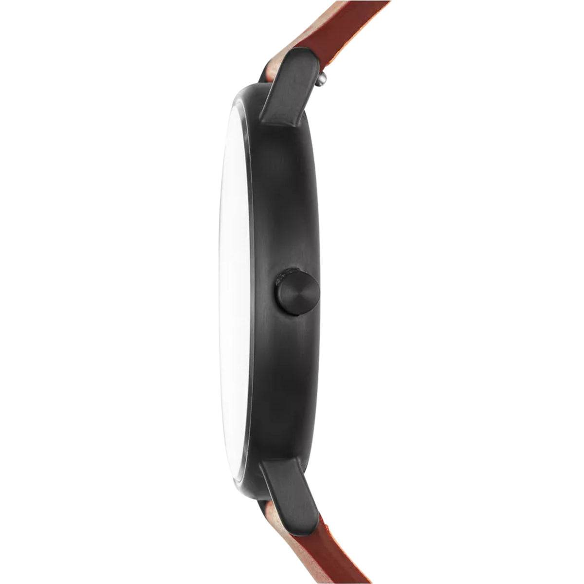 Skagen Signatur Brown Leather Strap White Dial Men’s Watch SKW6374