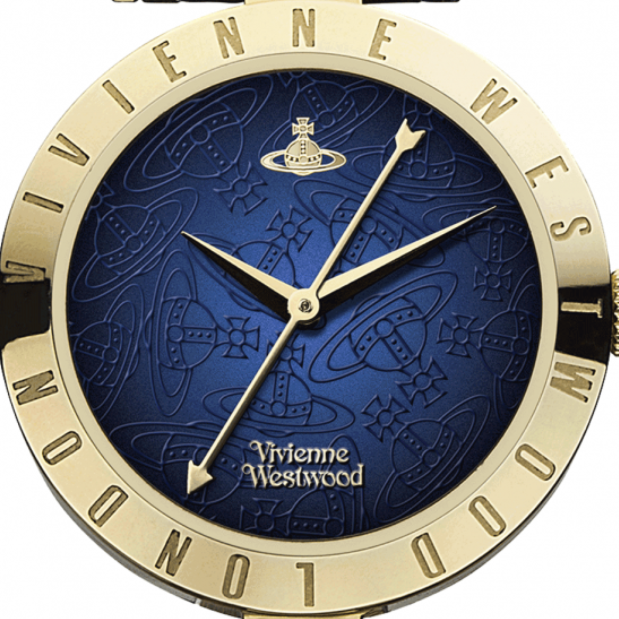 Vivienne Westwood Exclusive Westbourne II Quartz Blue Dial Blue Leather Strap Ladies Watch VV092NVNV