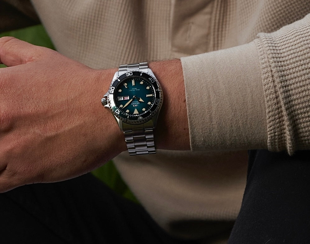 Orient Mako Kamasu Automatic Blue Dial Stainless Steel Bracelet Men’s Watch RA-AA0811E19B