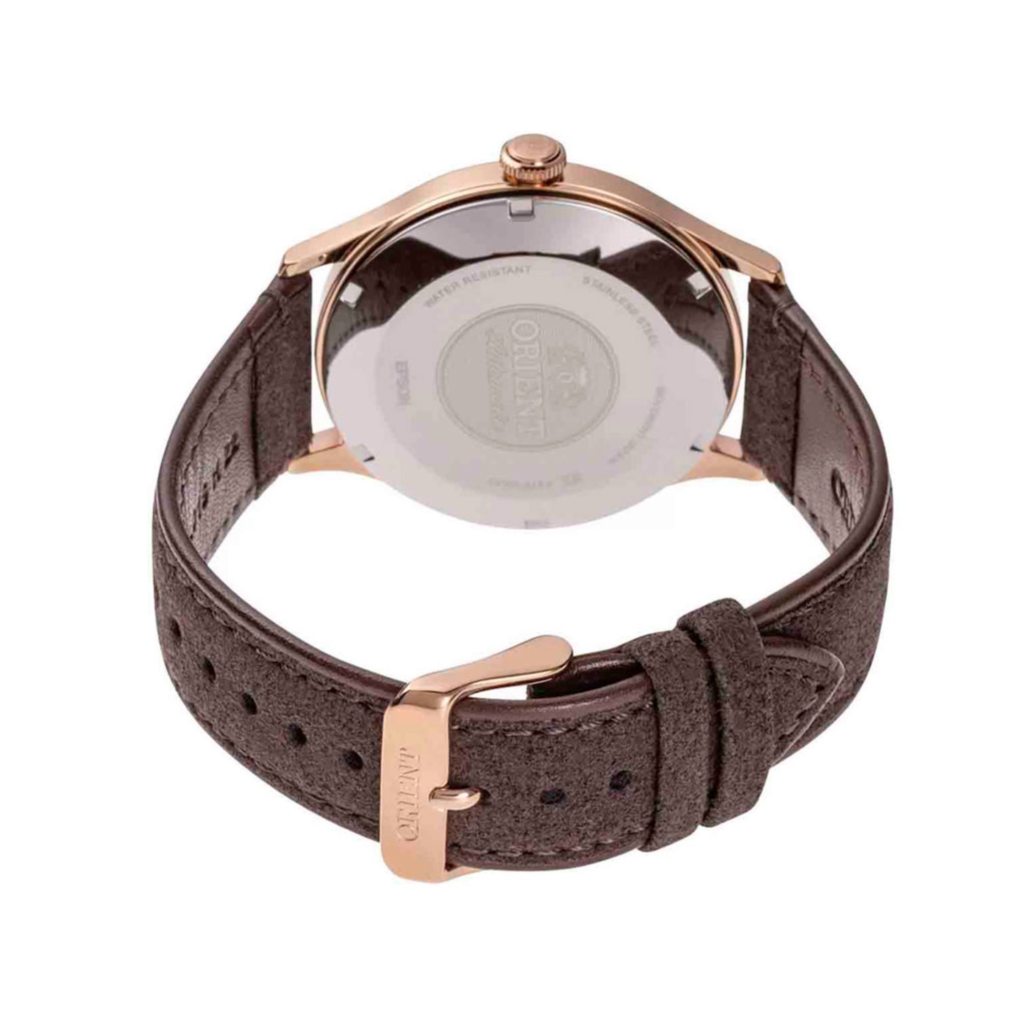 Orient Bambino Classic Vintage Style Automatic Bronze Dial Leather Strap Men’s Dress Watch RA-AC0P04Y30B