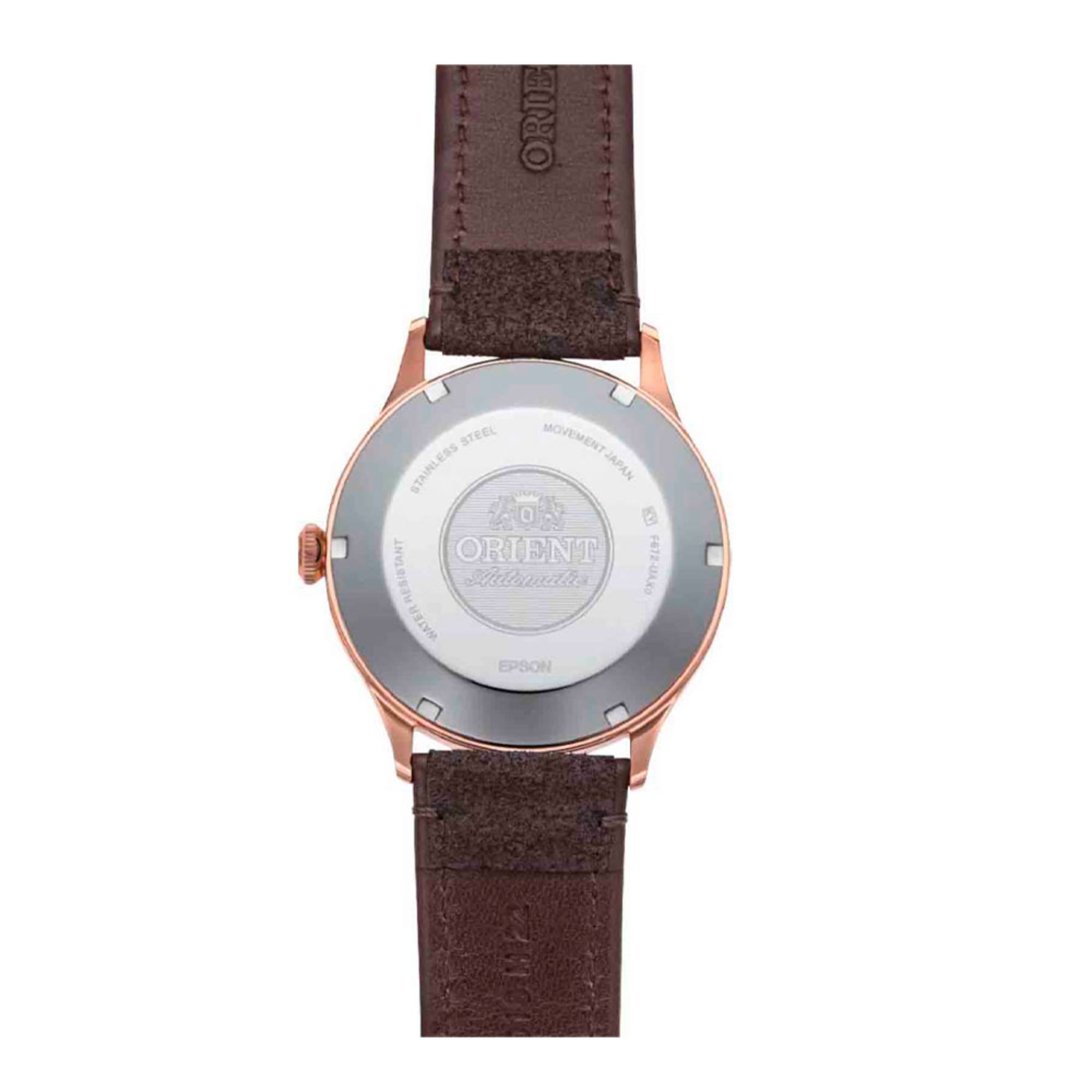 Orient Bambino Classic Vintage Style Automatic Bronze Dial Leather Strap Men’s Dress Watch RA-AC0P04Y30B