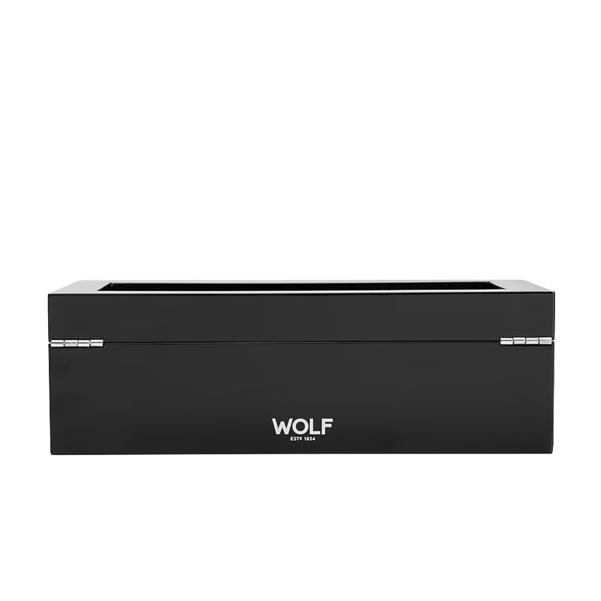 WOLF SAVOY BLACK 5-PIECE WATCH BOX 461570