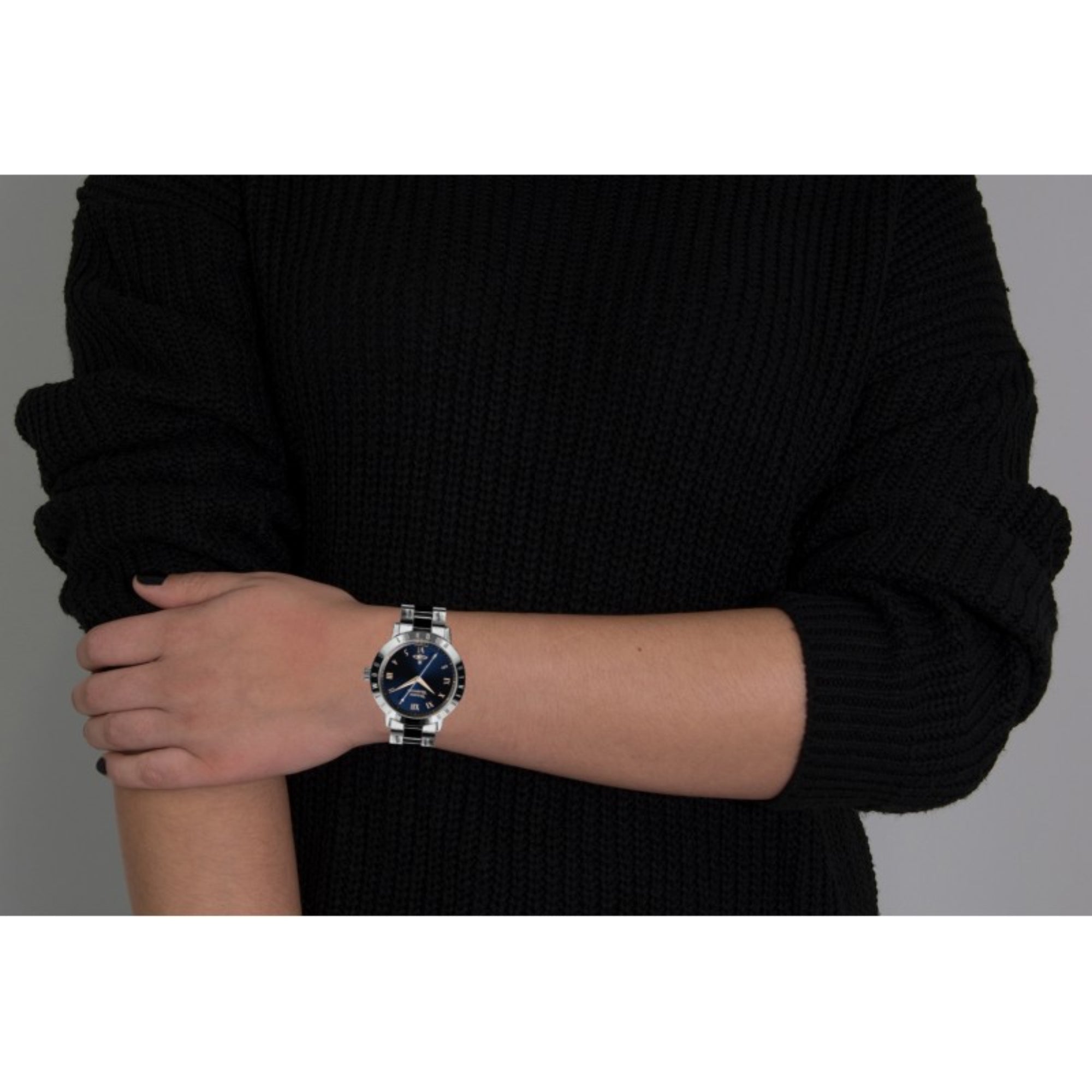 Vivienne Westwood Bloomsbury Blue Dial Steel Strap Women's Watch VV152NVSL