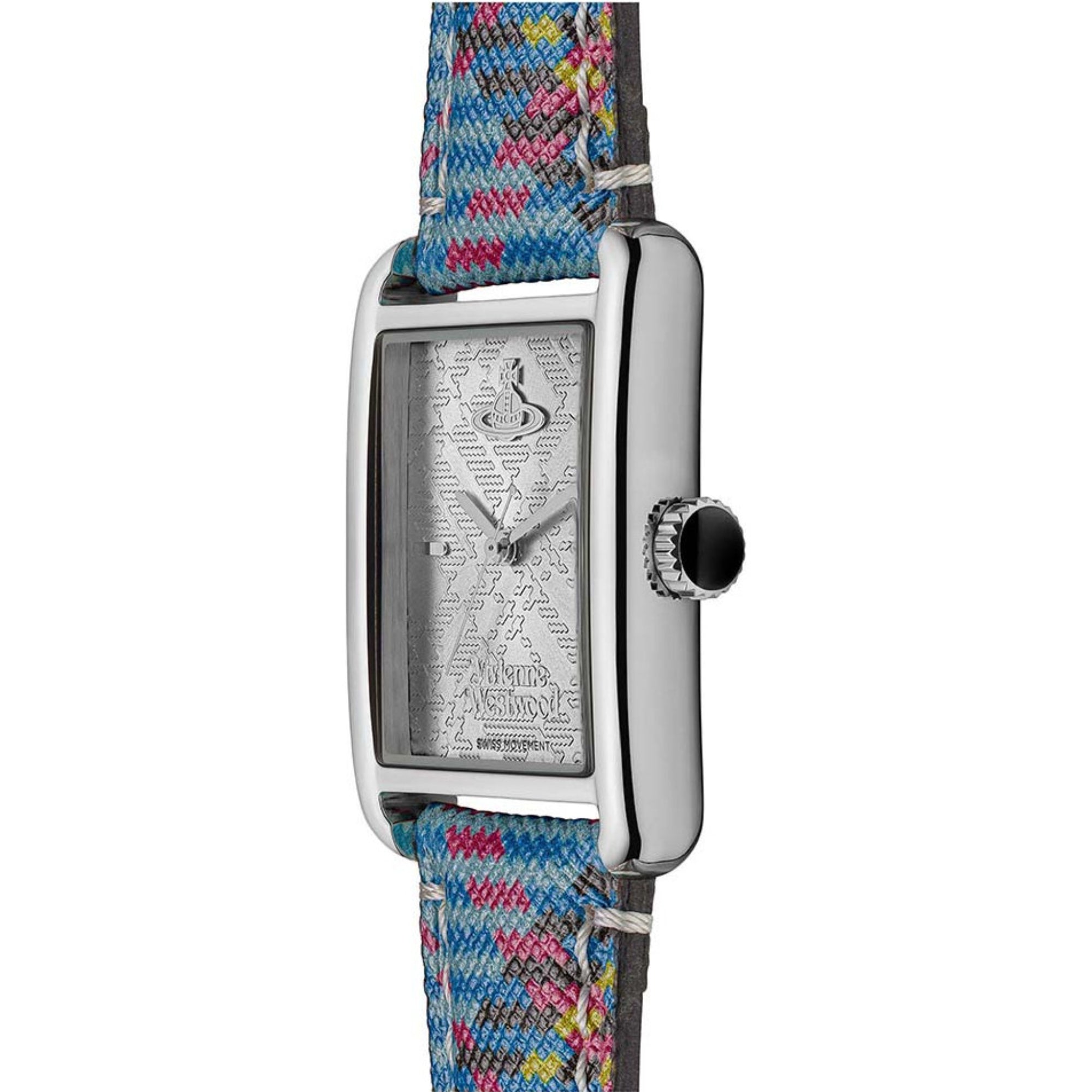 Vivienne Westwood Shacklewell Quartz Silver Dial Leather Strap Ladies Watch VV297SLMT