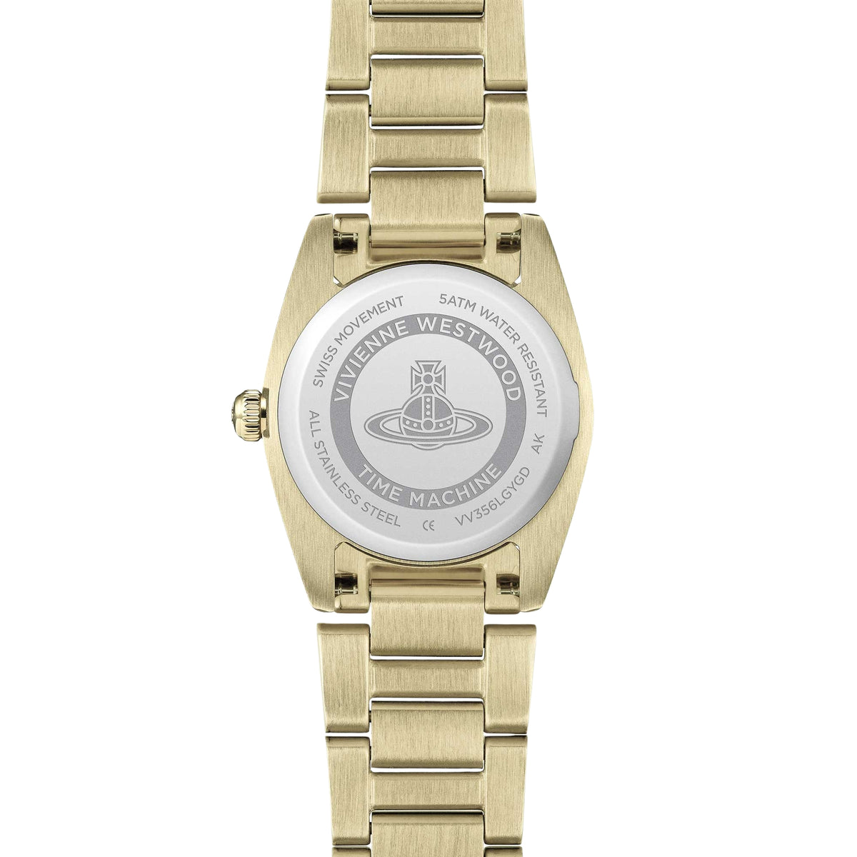 Vivienne Westwood The Tavistock 28mm Champagne Dial Yellow Gold-Tone Steel Ladies Quartz Watch VV356LGYGD