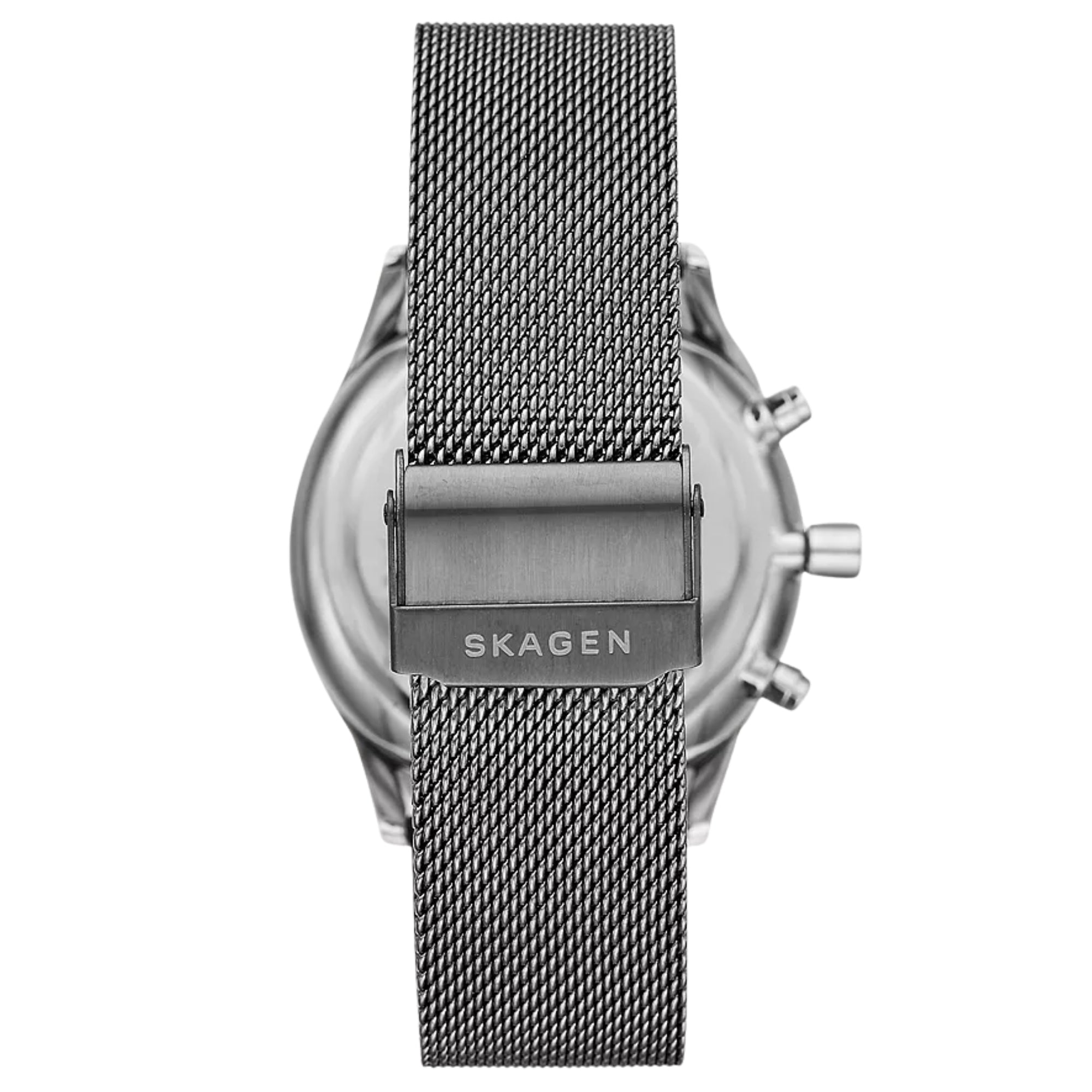 Skagen Holst Chronograph Charcoal Steel Mesh Strap Charcoal Dial Men’s Watch SKW6608
