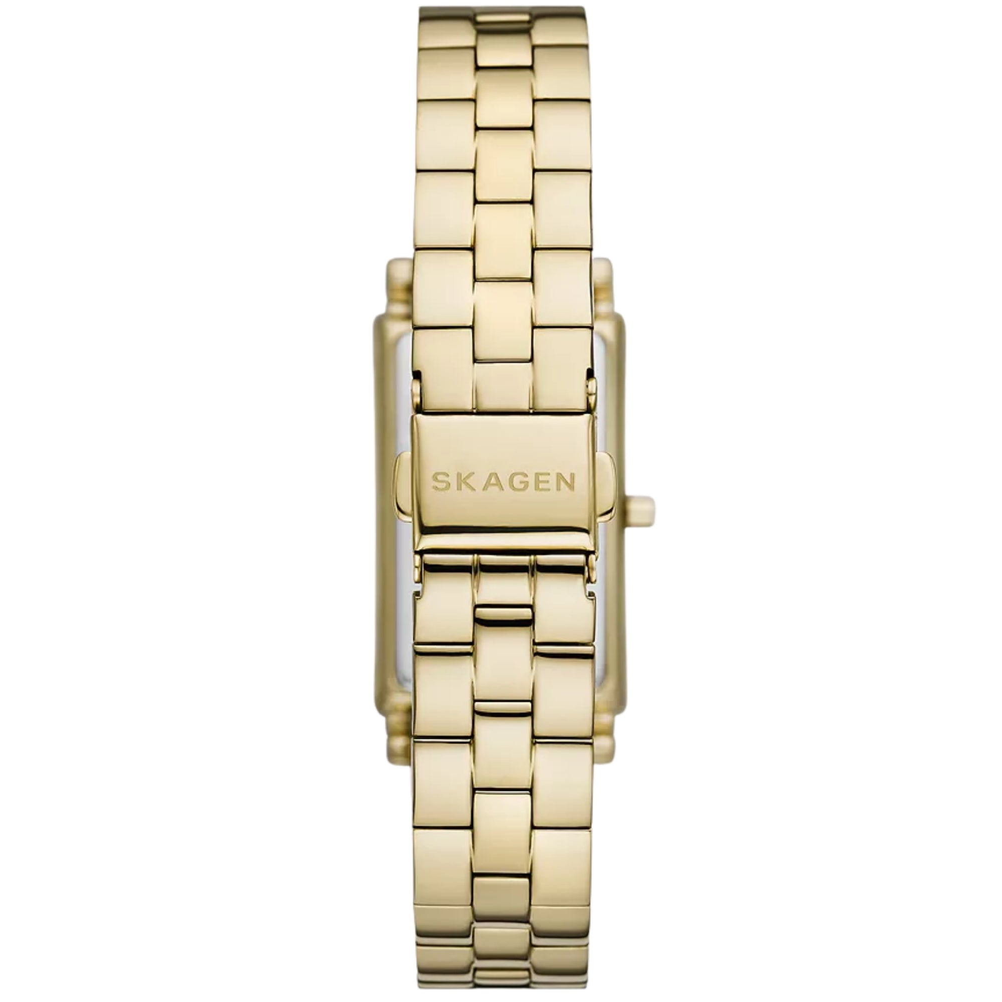 Skagen Hagen Lille Quartz Gold Dial Steel Strap Women's Watch SKW3098