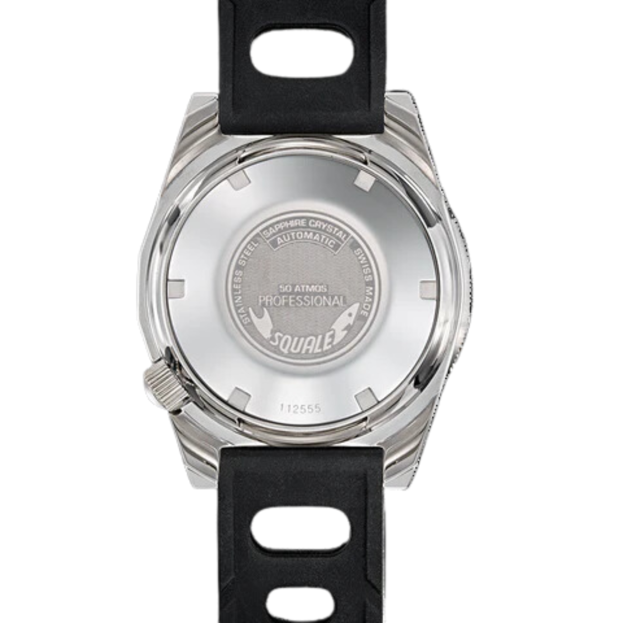 Squale Super-Squale Automatic Grey Dial Milanese Stainless Steel Bracelet Men’s Watch SUPERSSG.AC
