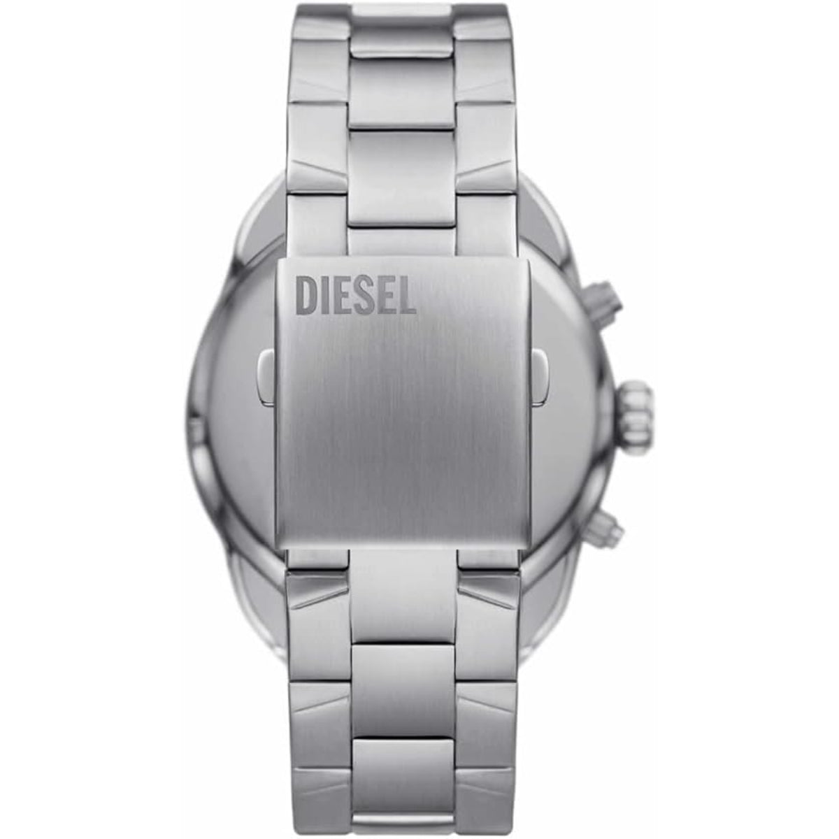 Diesel Spiked Chronograph Blue Dial Steel Strap Men’s Watch DZ4655