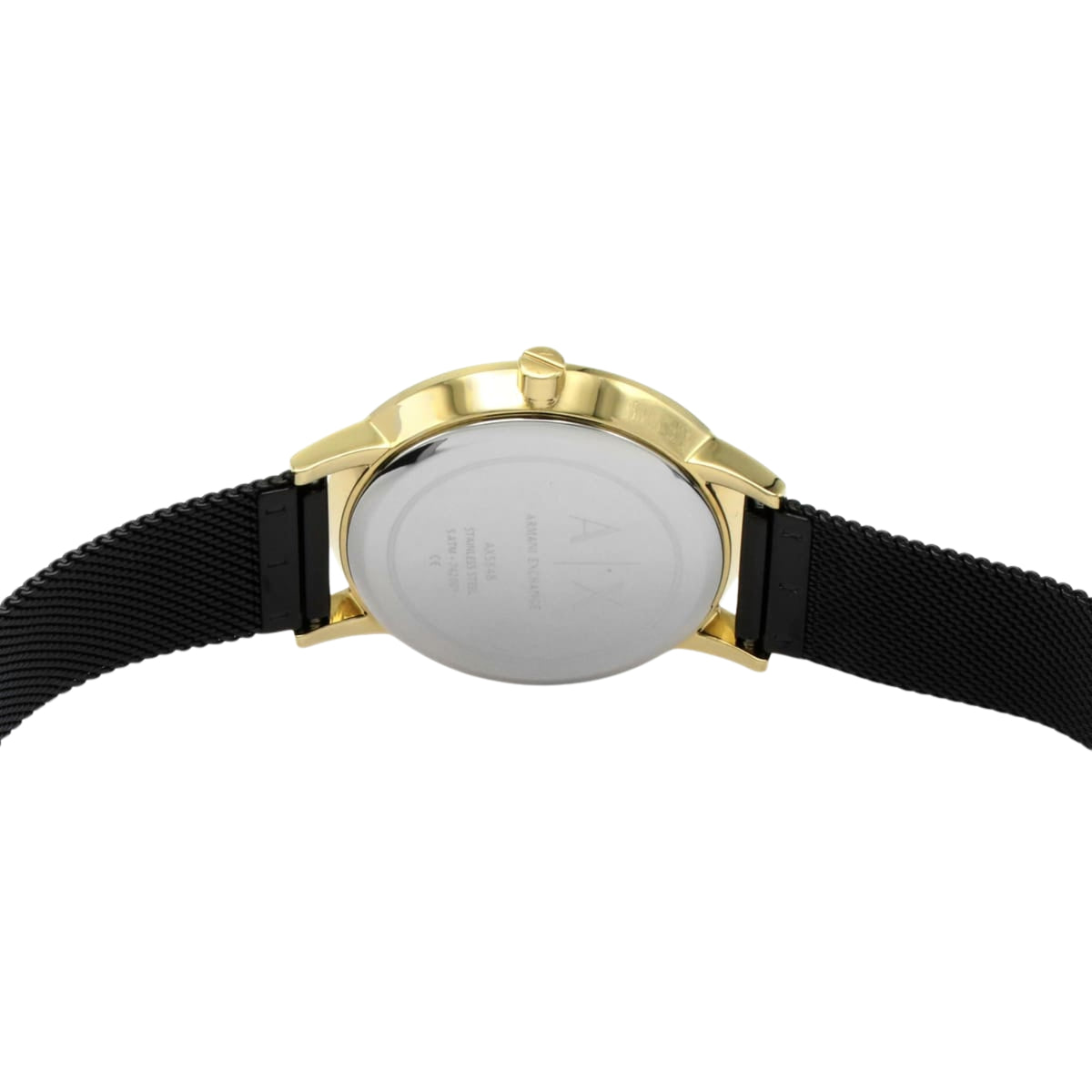 Armani Exchange Lola 36mm Black Dial Steel Ladies Quartz Watch AX5548