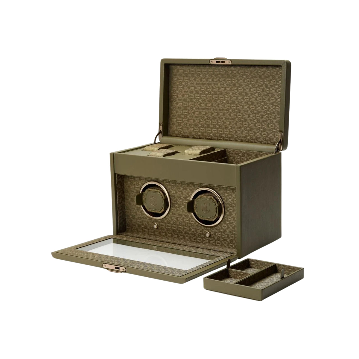 WOLF Earth 190th Anniversary Collection Olive Double Watch Winder 190441