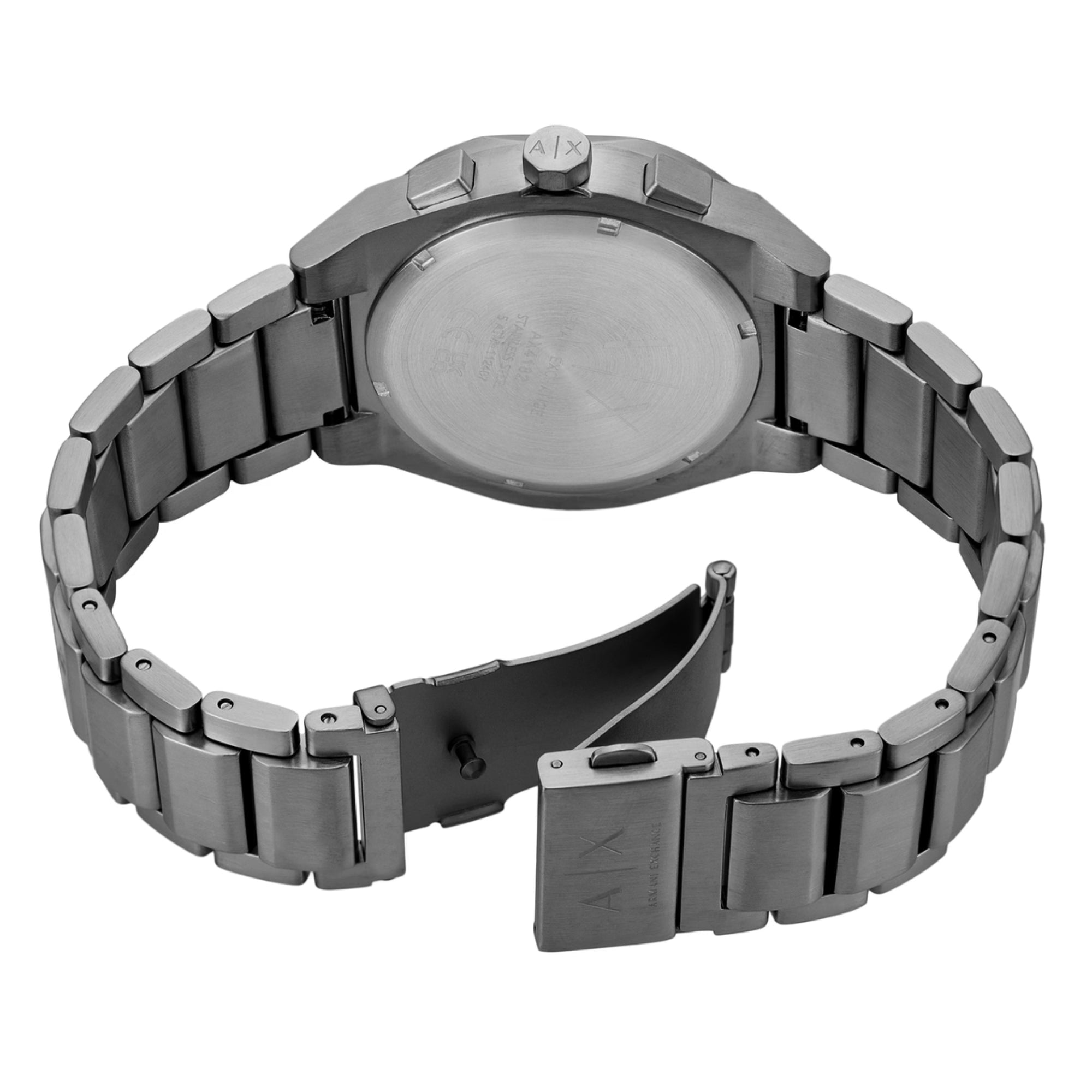 Armani Exchange Sync Chronograph Blue Dial Steel Strap Men's Watch AX4182