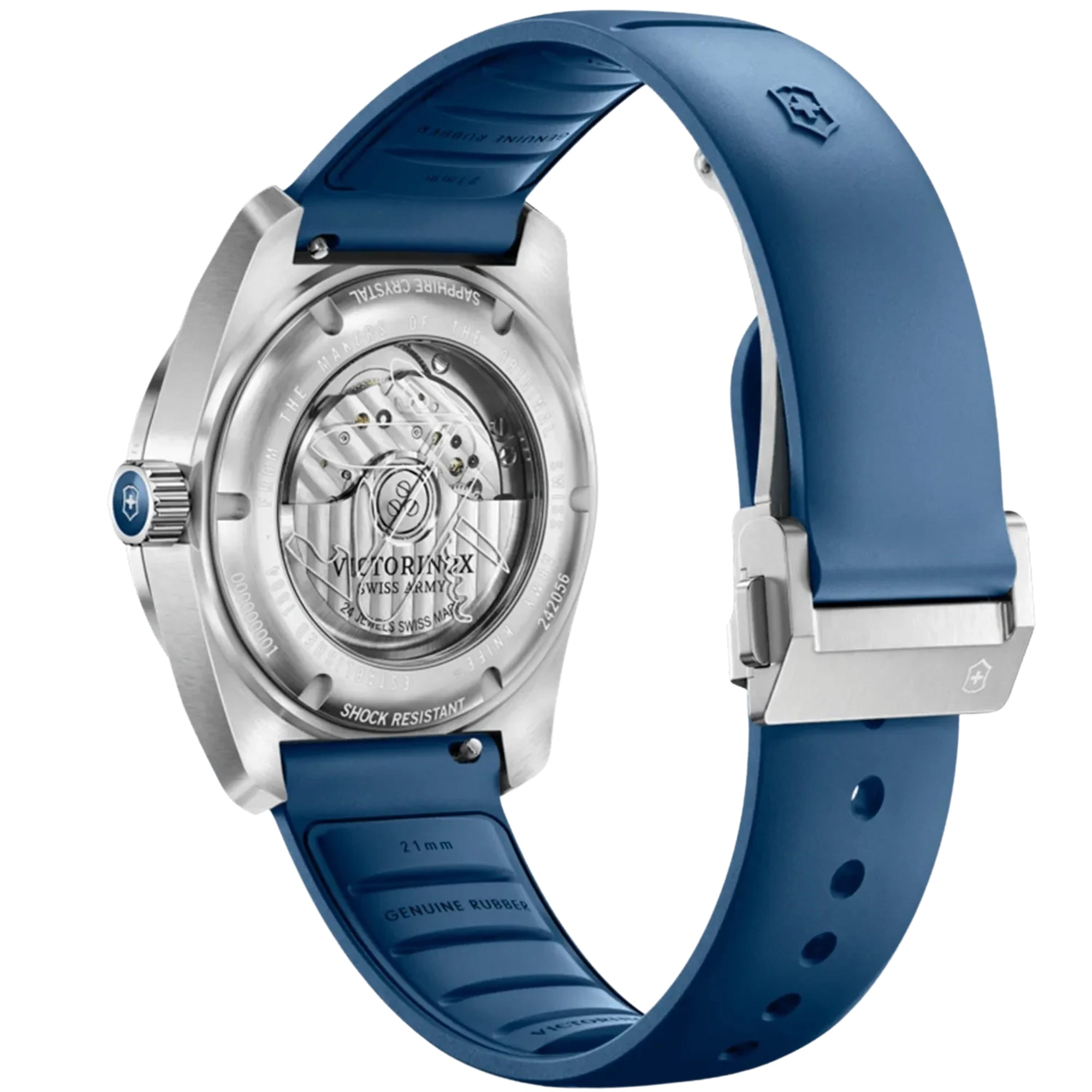 Victorinox Concept One 242056 exhibition caseback revealing La Joux-Perret G100 movement