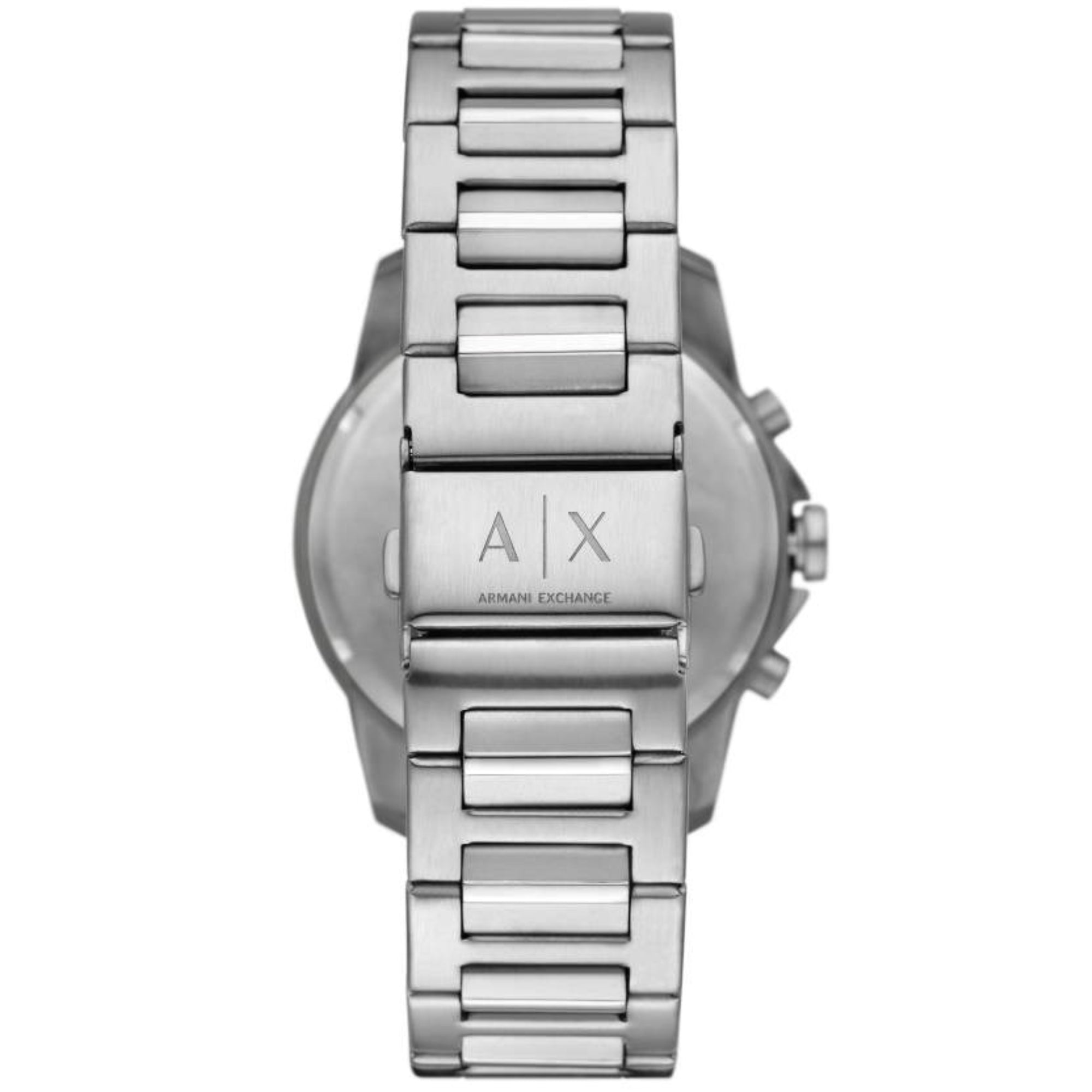 Armani Exchange Banks AX1771 stainless steel clasp close up