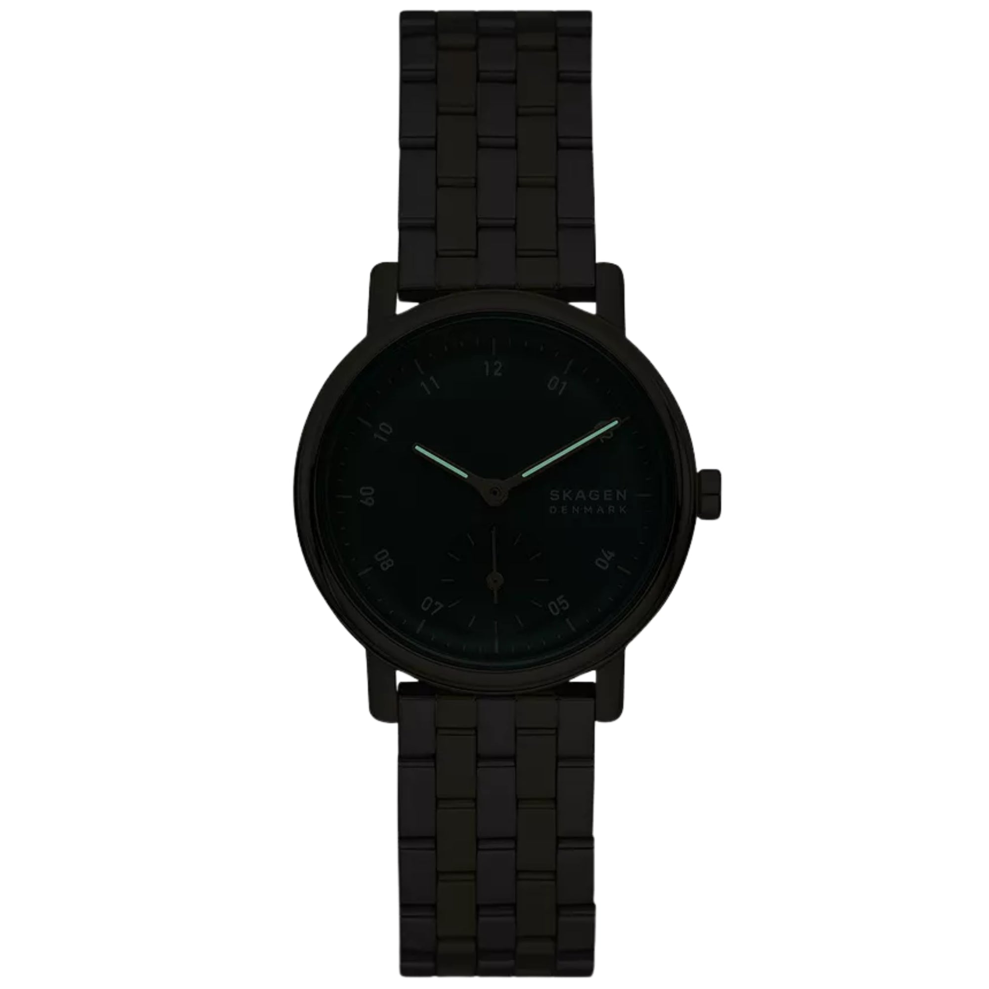 Skagen Kuppel Lille 32mm Sub-Second Green Dial Steel Ladies Quartz Watch SKW3122