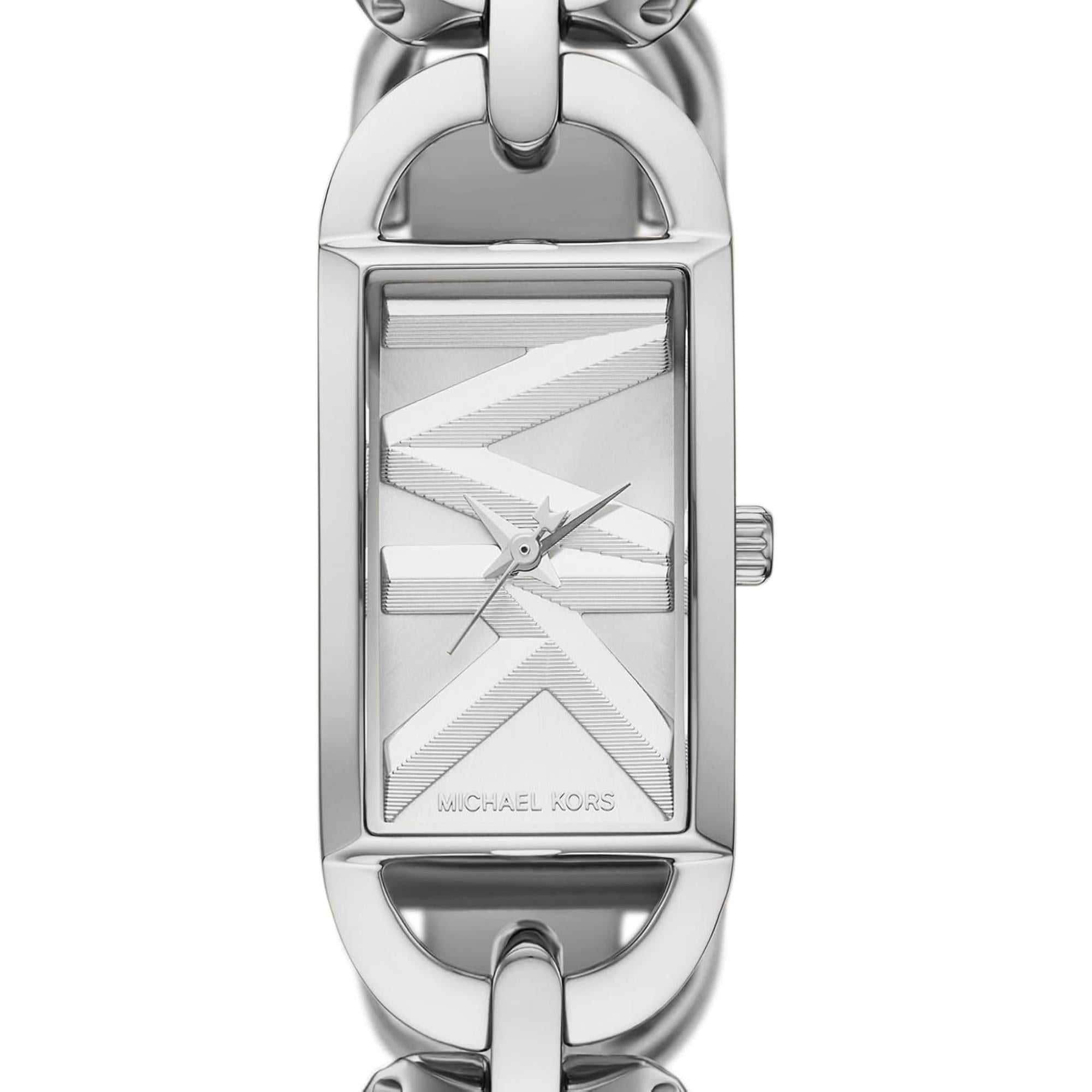 Michael Kors Empire Stainless Steel Strap Silver Dial Women's Watch MK7407