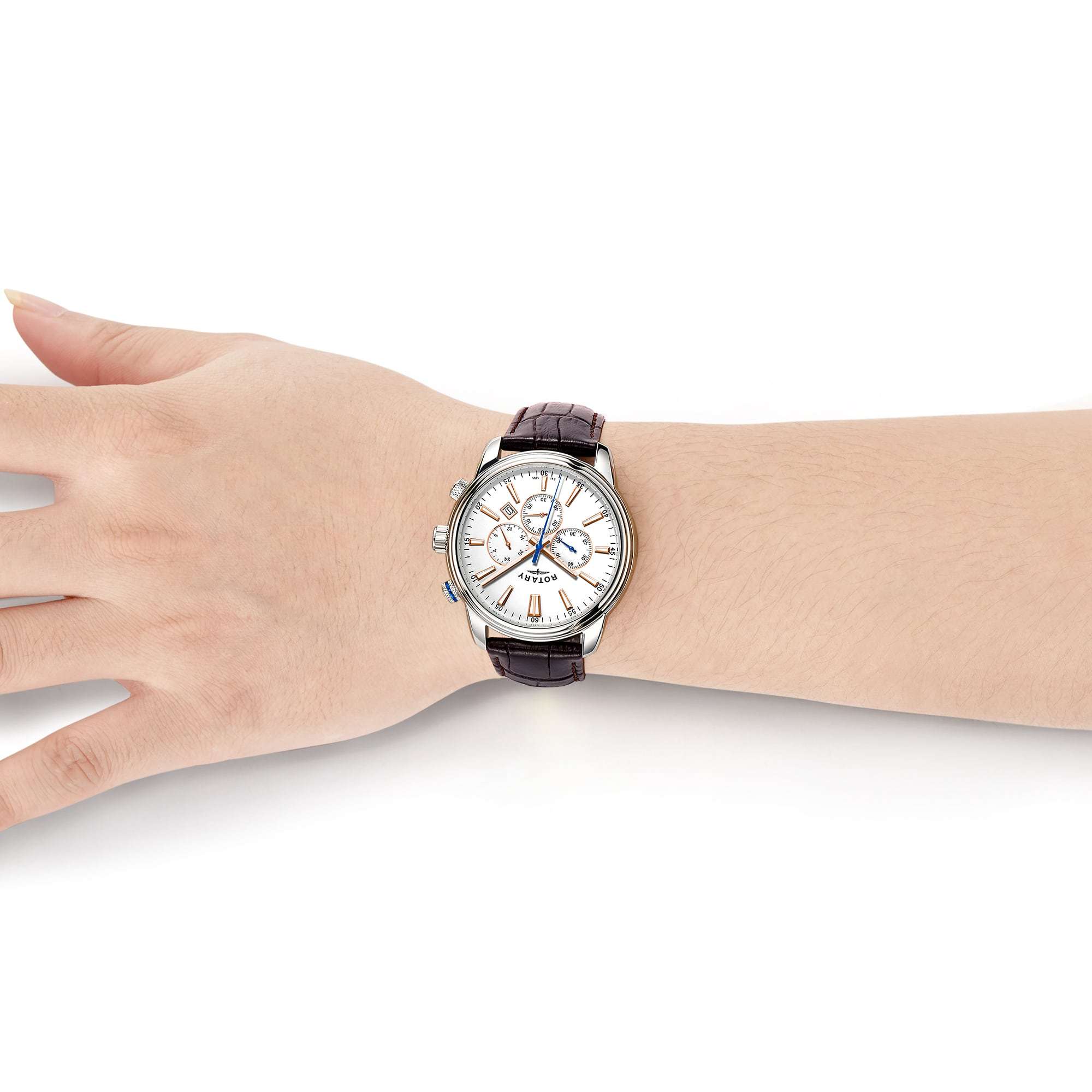 Rotary Monaco Stainless Steel Brown Men’s Chronograph Watch