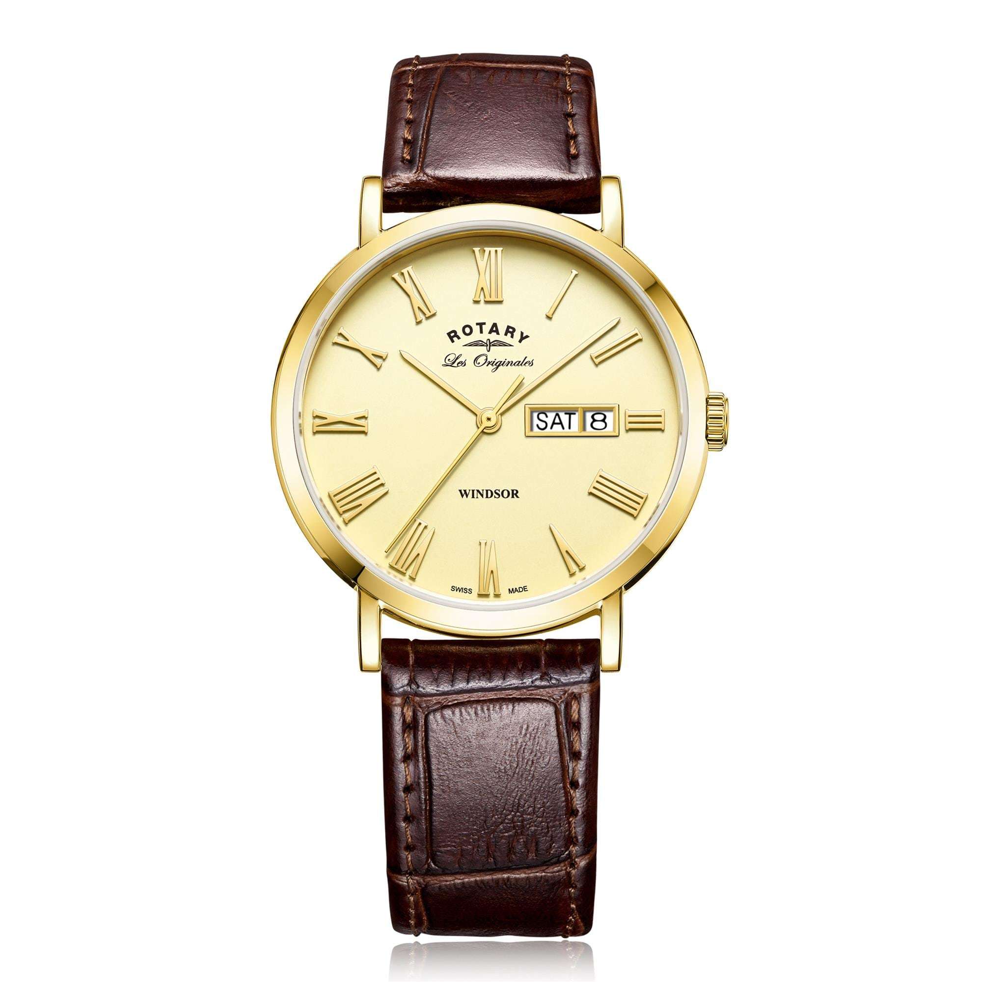 Rotary Windsor Gold Men’s Dress Watch - WatchNation