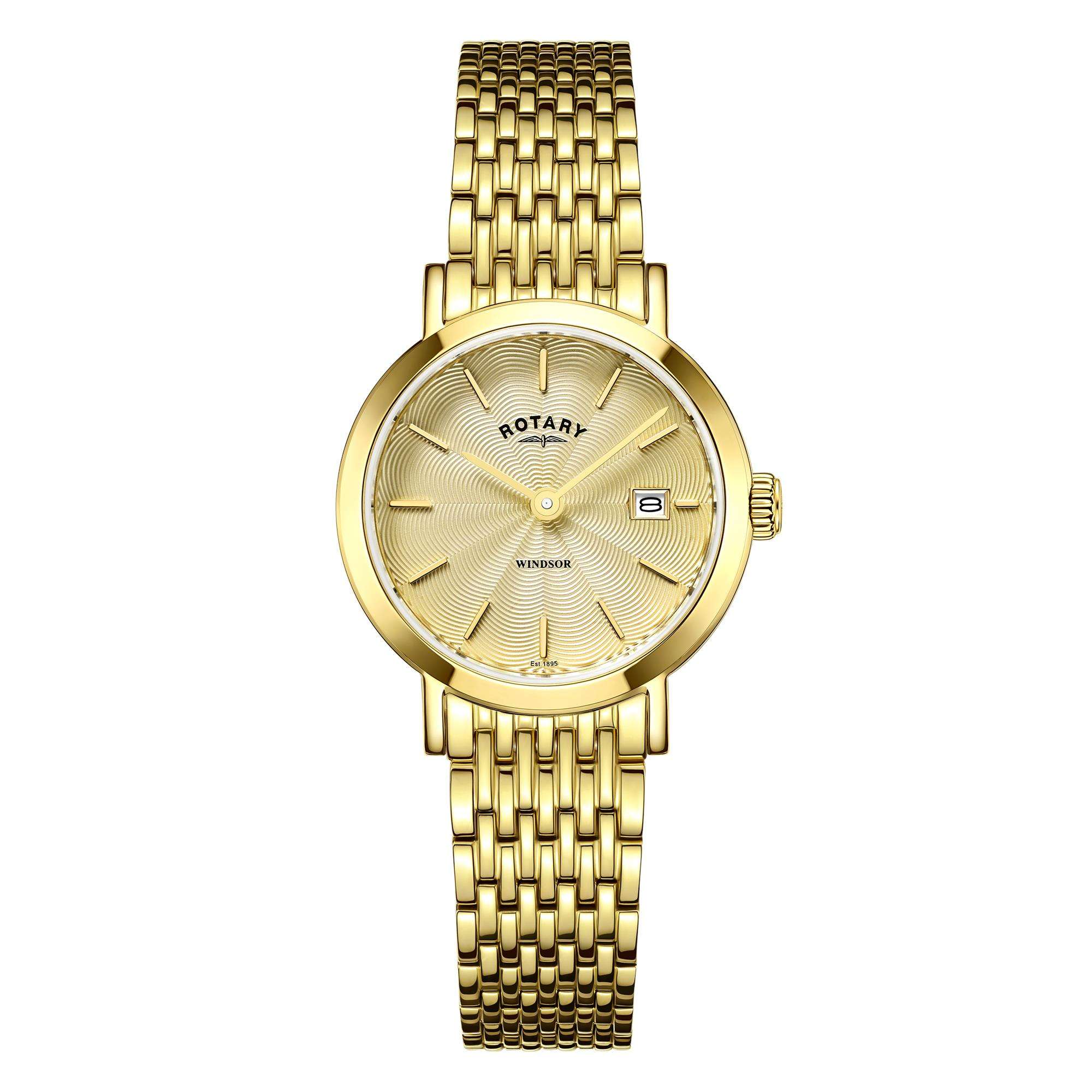 Rotary Windsor Gold Ladies’ Bracelet Watch